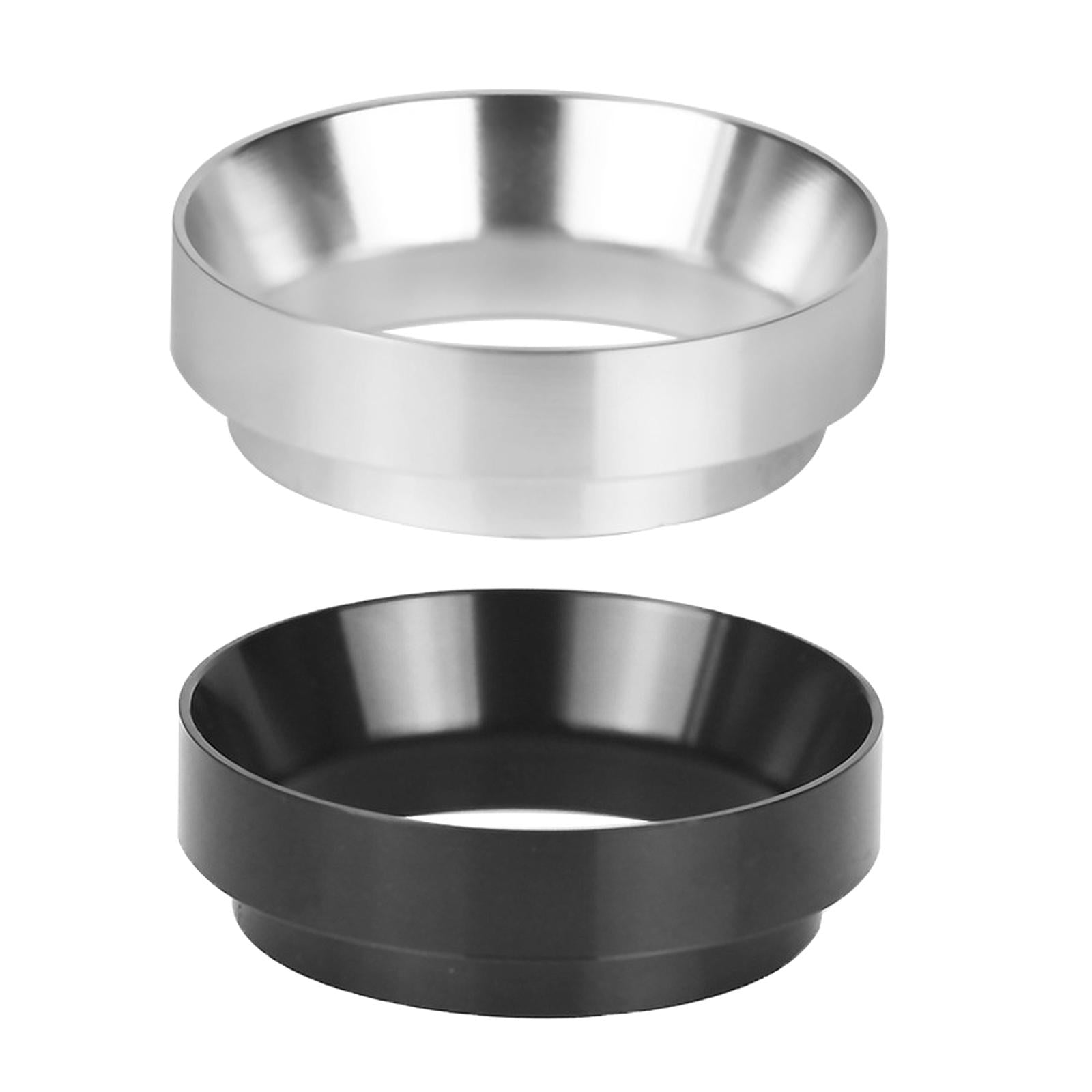 51mm Espresso Dosing Funnel Aluminum Alloy Coffee Dosing Rings Black