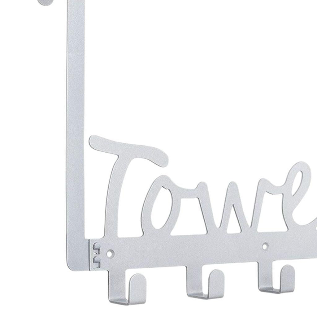 Door Hook Shower Towel Hooks Door Hanger Hook for Entryway White