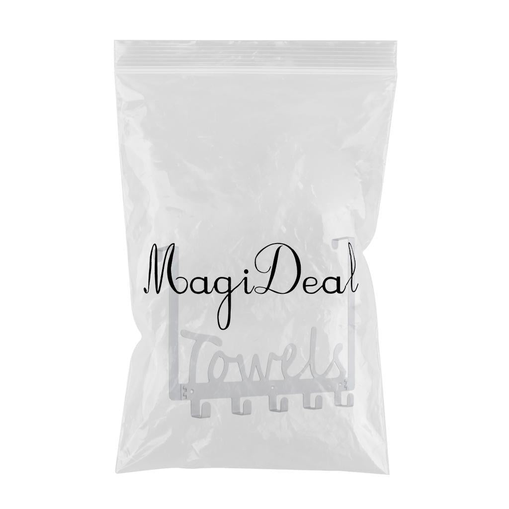 Door Hook Shower Towel Hooks Door Hanger Hook for Entryway White
