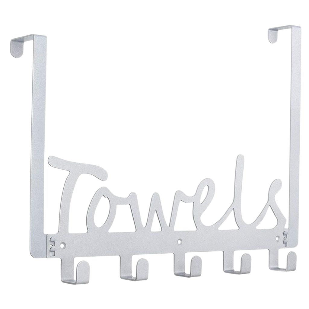 Door Hook Shower Towel Hooks Door Hanger Hook for Entryway White