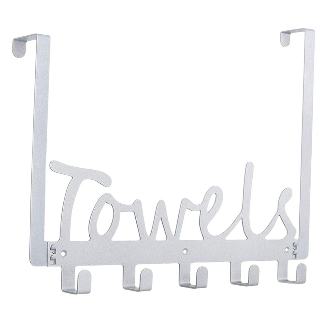 Door Hook Shower Towel Hooks Door Hanger Hook for Entryway White