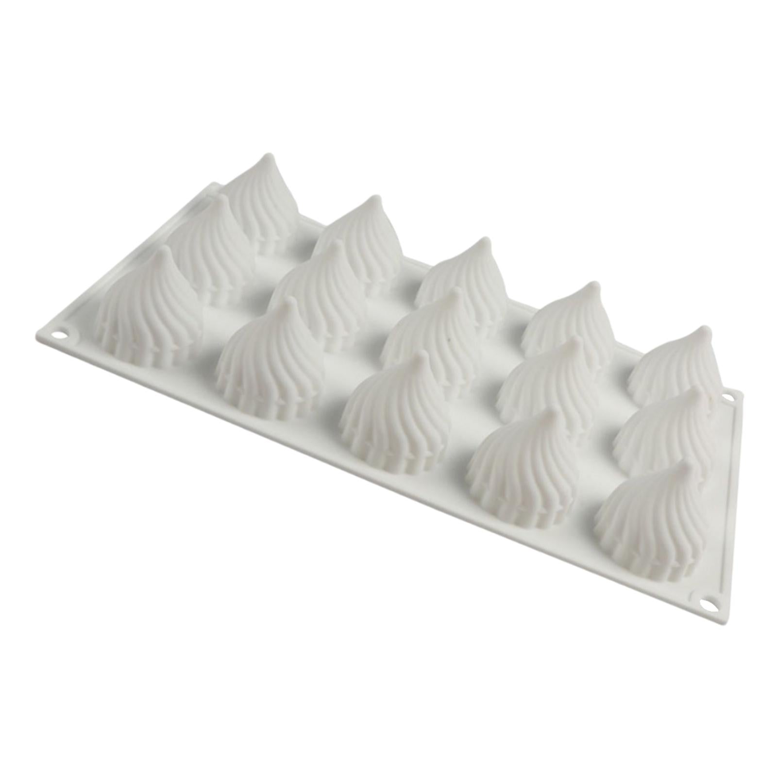 15 Cavity Mousse Mold Jelly Baking Mould Cake Mold for Bread Cupcake Dessert