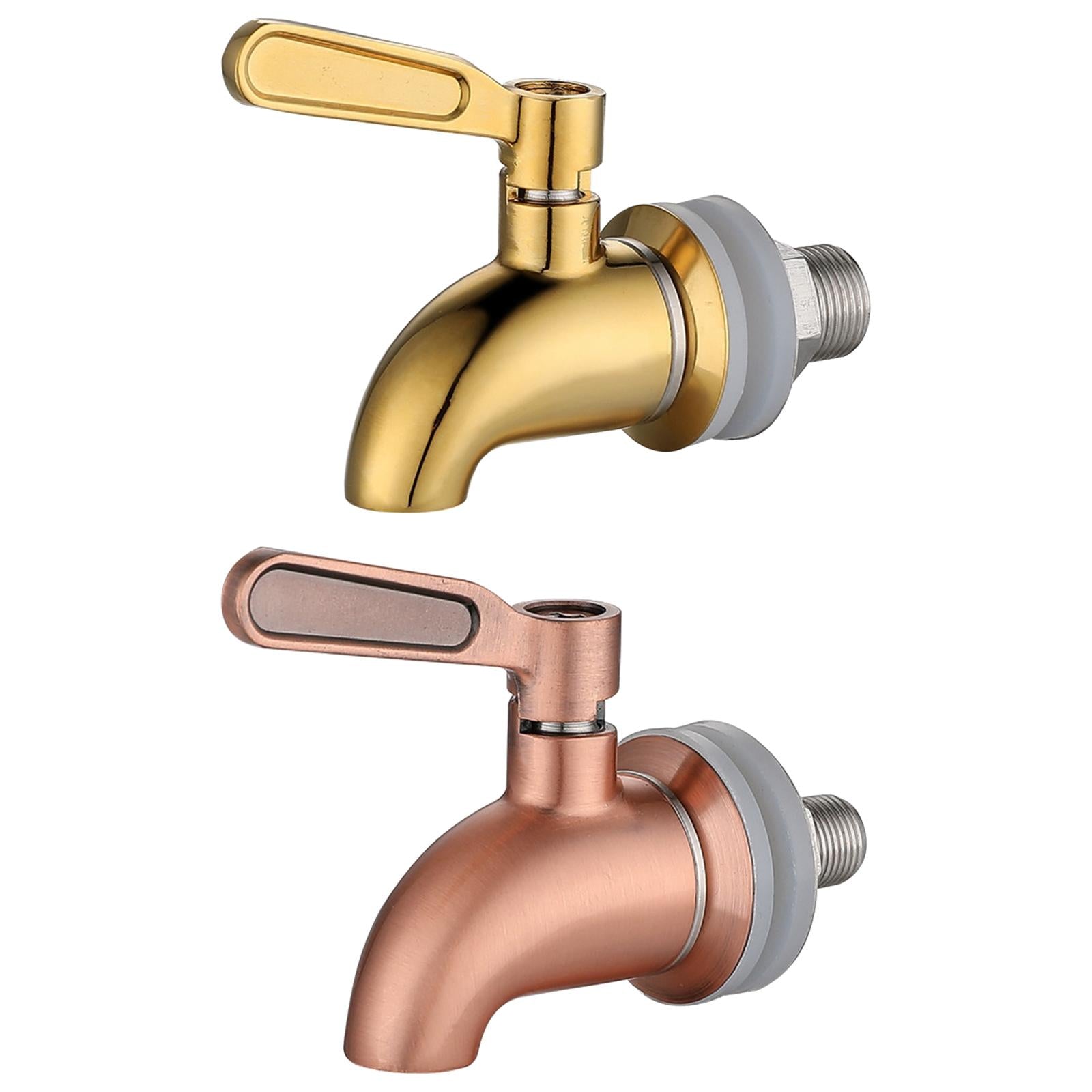 16mm Water Spigot Wine Barrel Tap Accessories for Juice Cold  Gold
