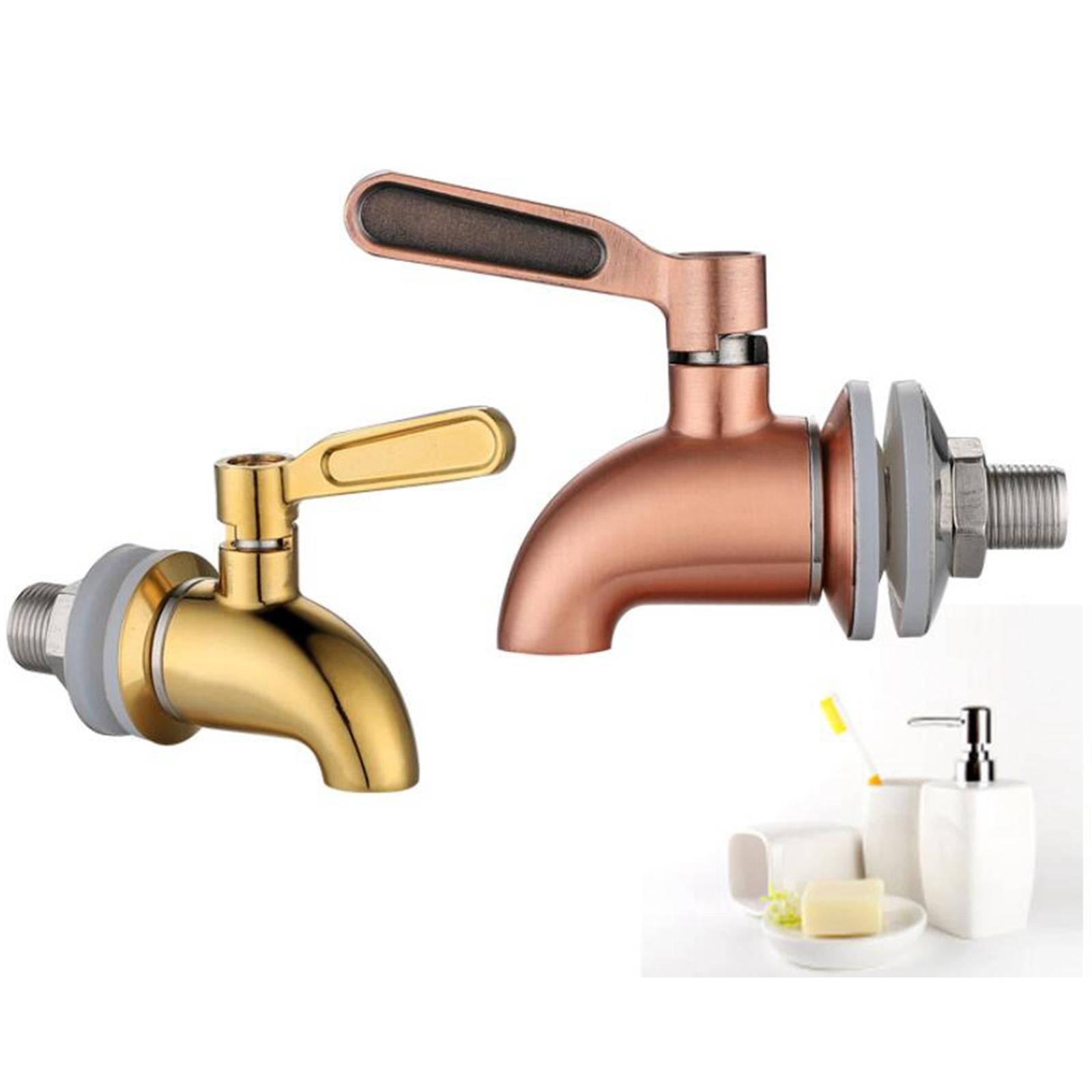 16mm Water Spigot Wine Barrel Tap Accessories for Juice Cold  Gold