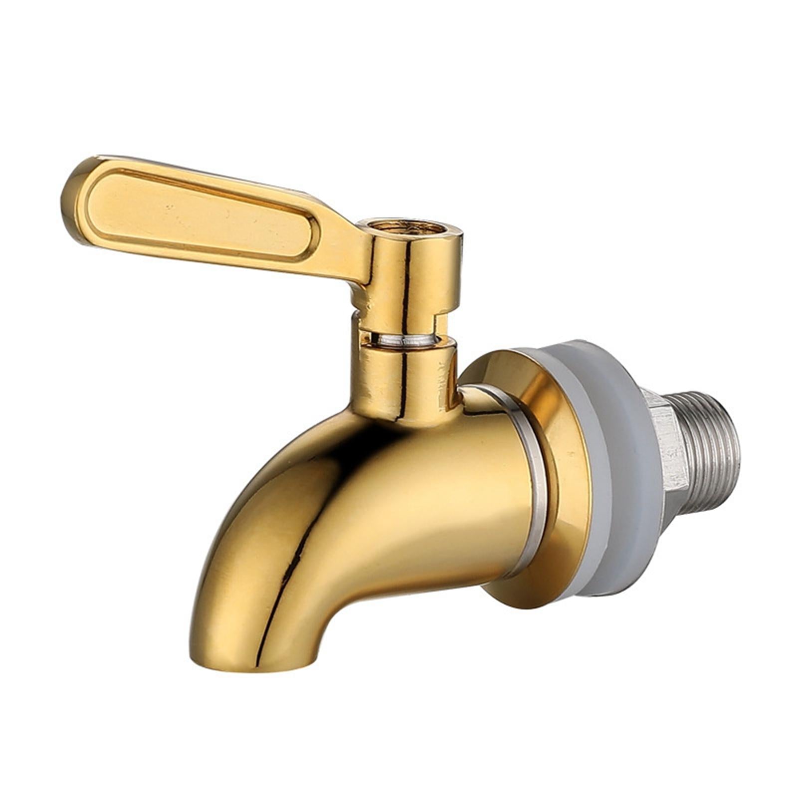 16mm Water Spigot Wine Barrel Tap Accessories for Juice Cold  Gold
