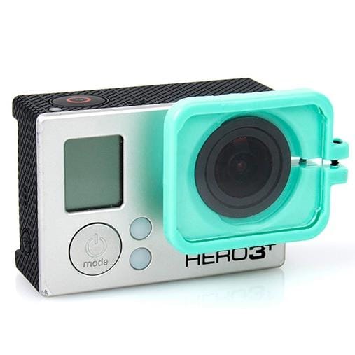 TMC Lens Anti-exposure Protective Hood for GoPro Hero 4 / 3+ (Green)