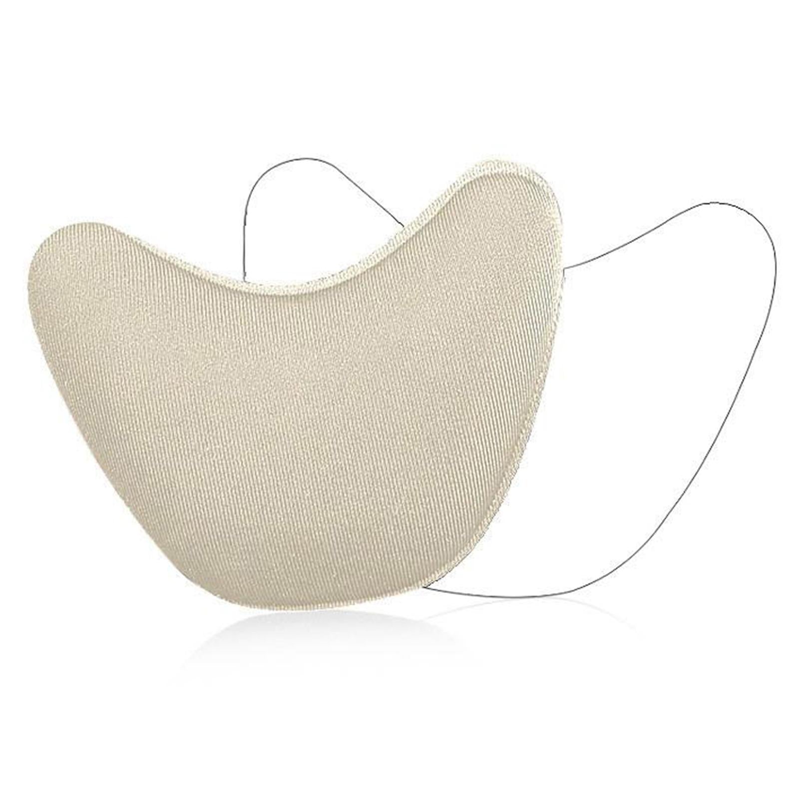 3 Pairs Shoe Filler Inserts Reusable Toe Plug Foot Brace Pads Skin color