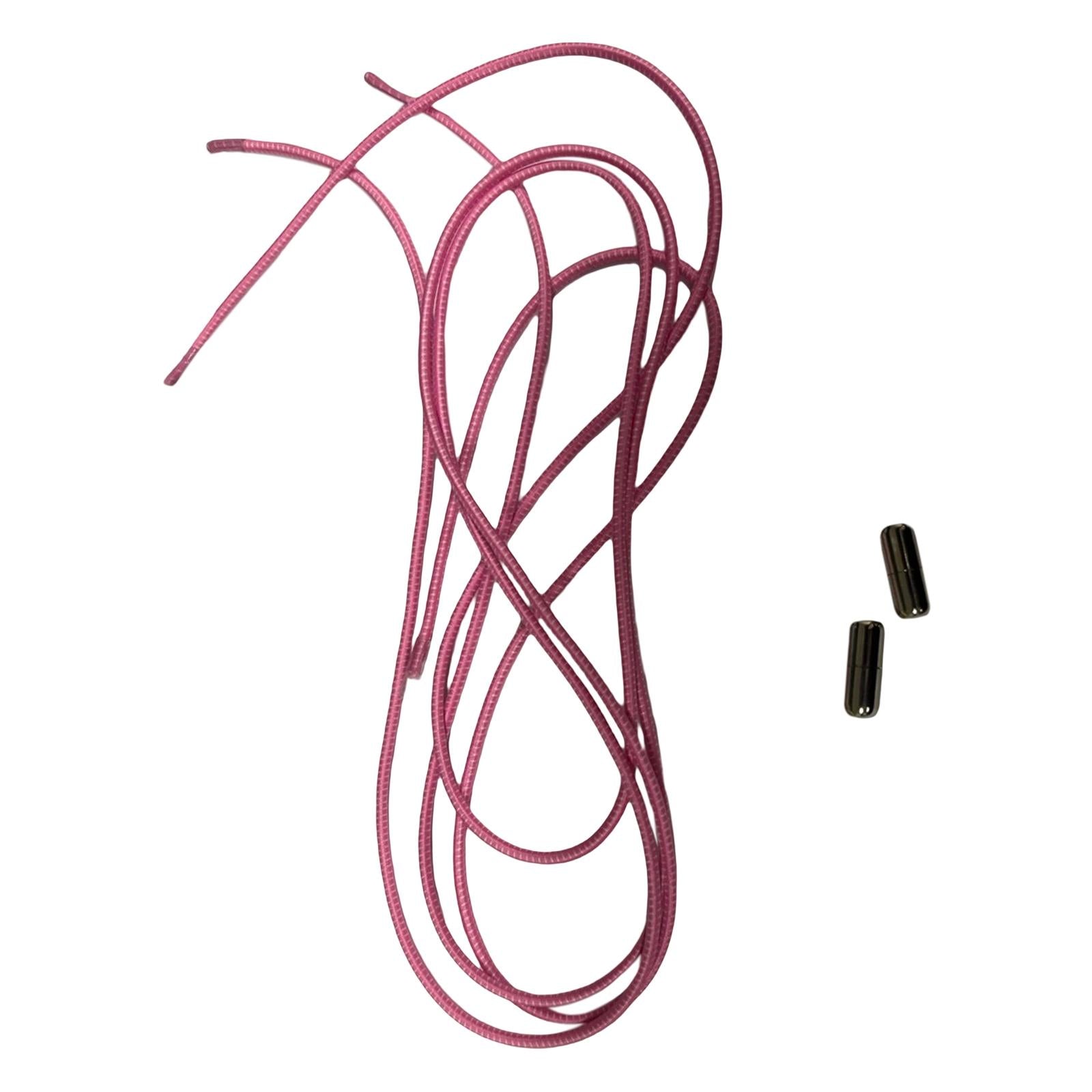 No Tie Shoelaces Elastic Lock Shoes Trainers Lazy Laces Pink