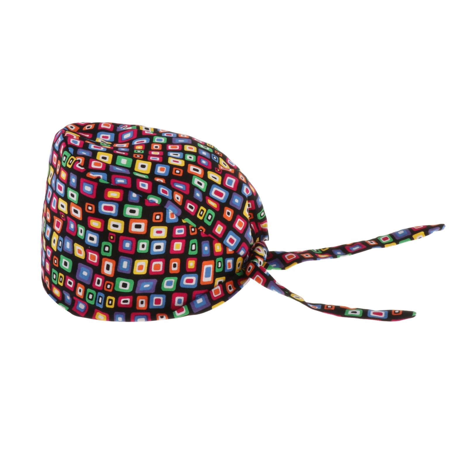 Scrub Hat Health Service Working Cover Sweatband Headwear Unisex Style 3