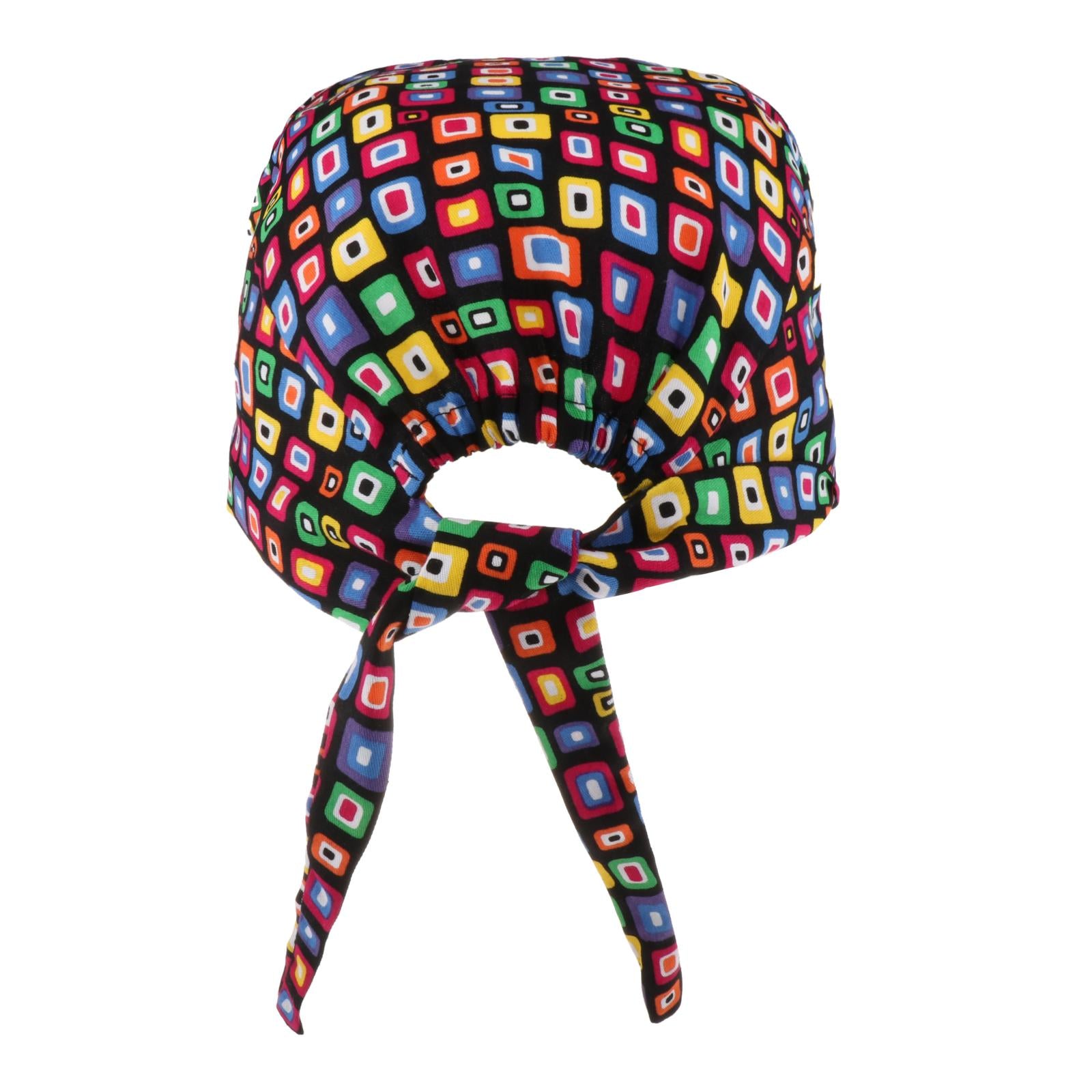 Scrub Hat Health Service Working Cover Sweatband Headwear Unisex Style 3
