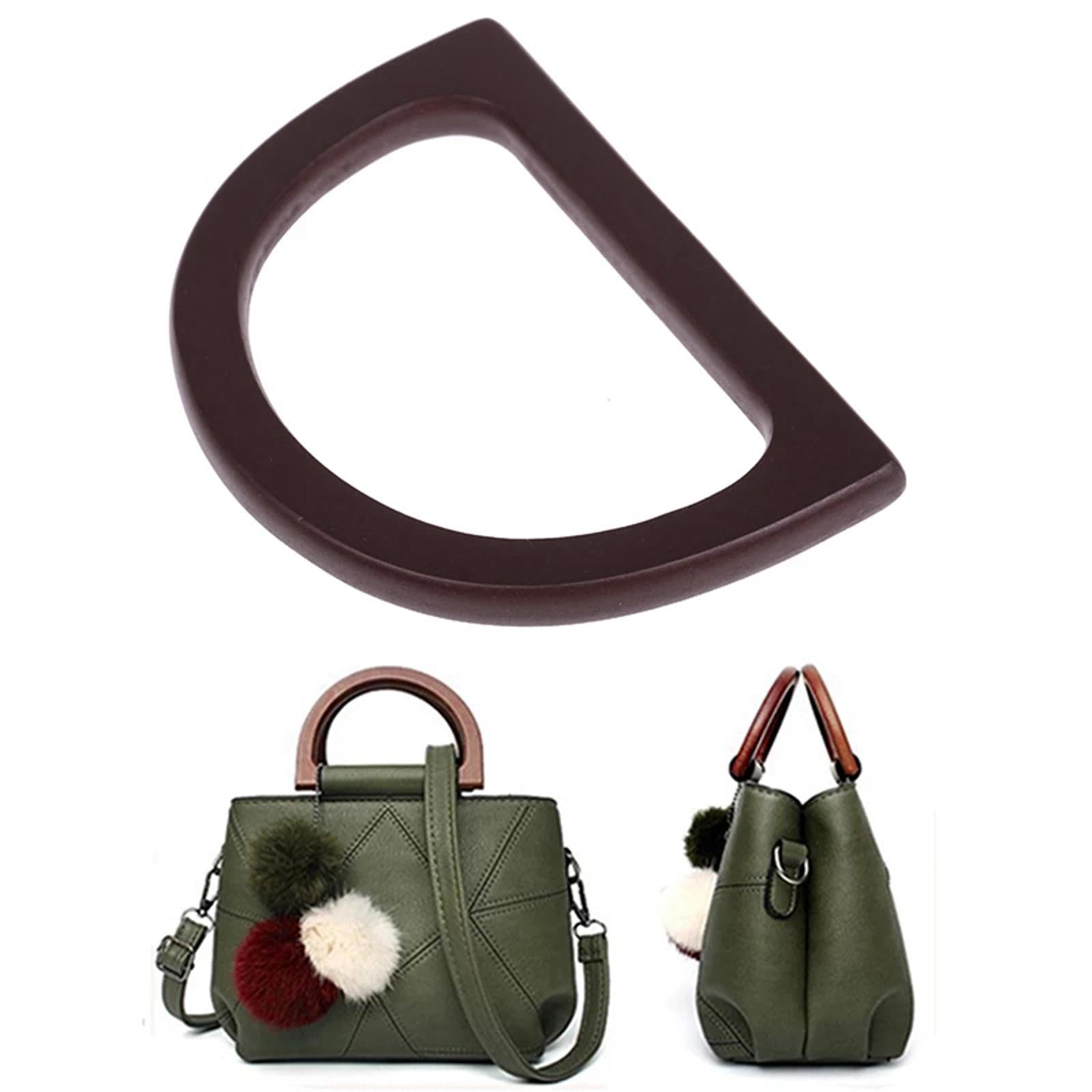 Crochet Bag Bottom Leather Base Tote Handle Set DIY Knitting bAG Style 4