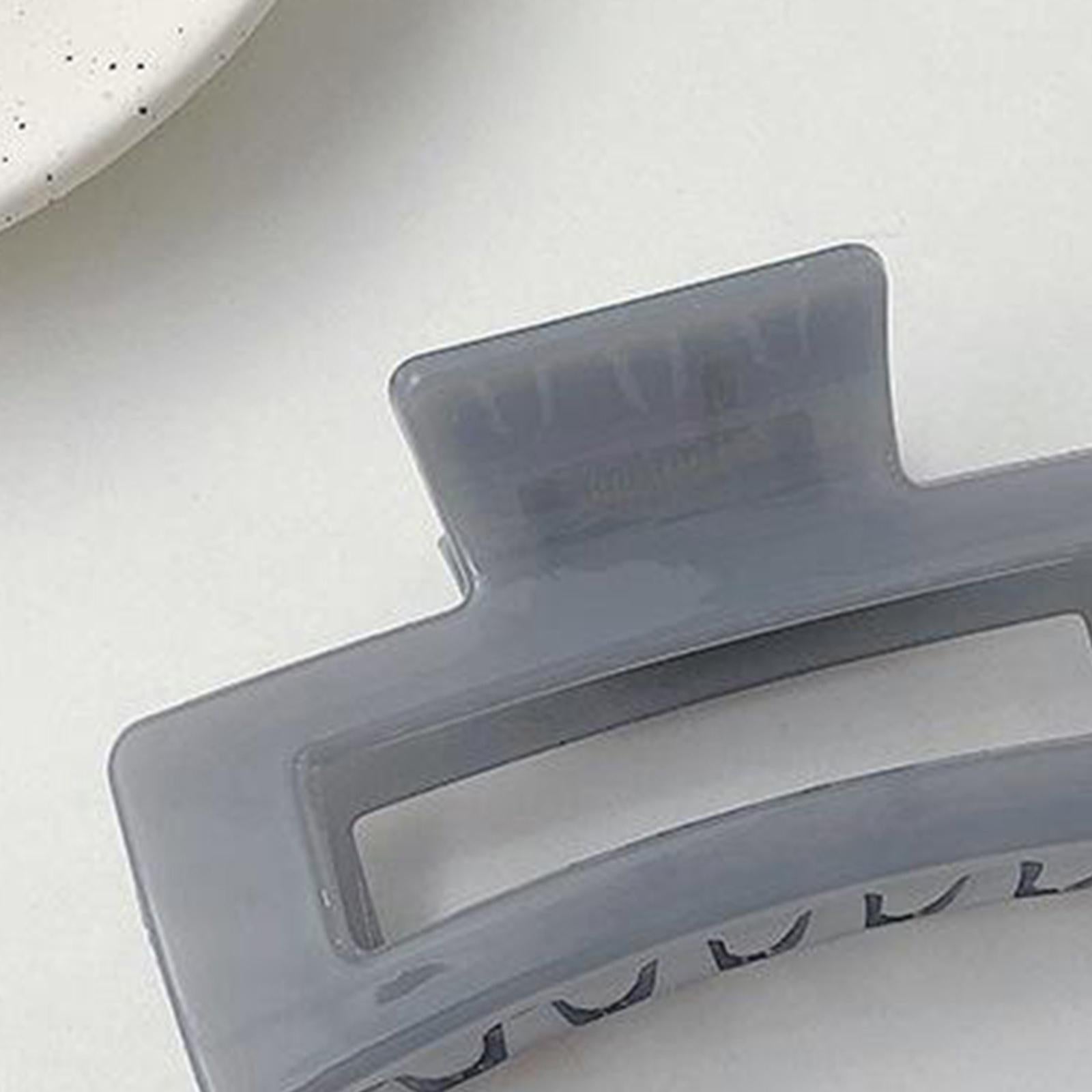 Half Claw Hair Clip Acrylic Hair Jaw Paw Hair Accessories Grey