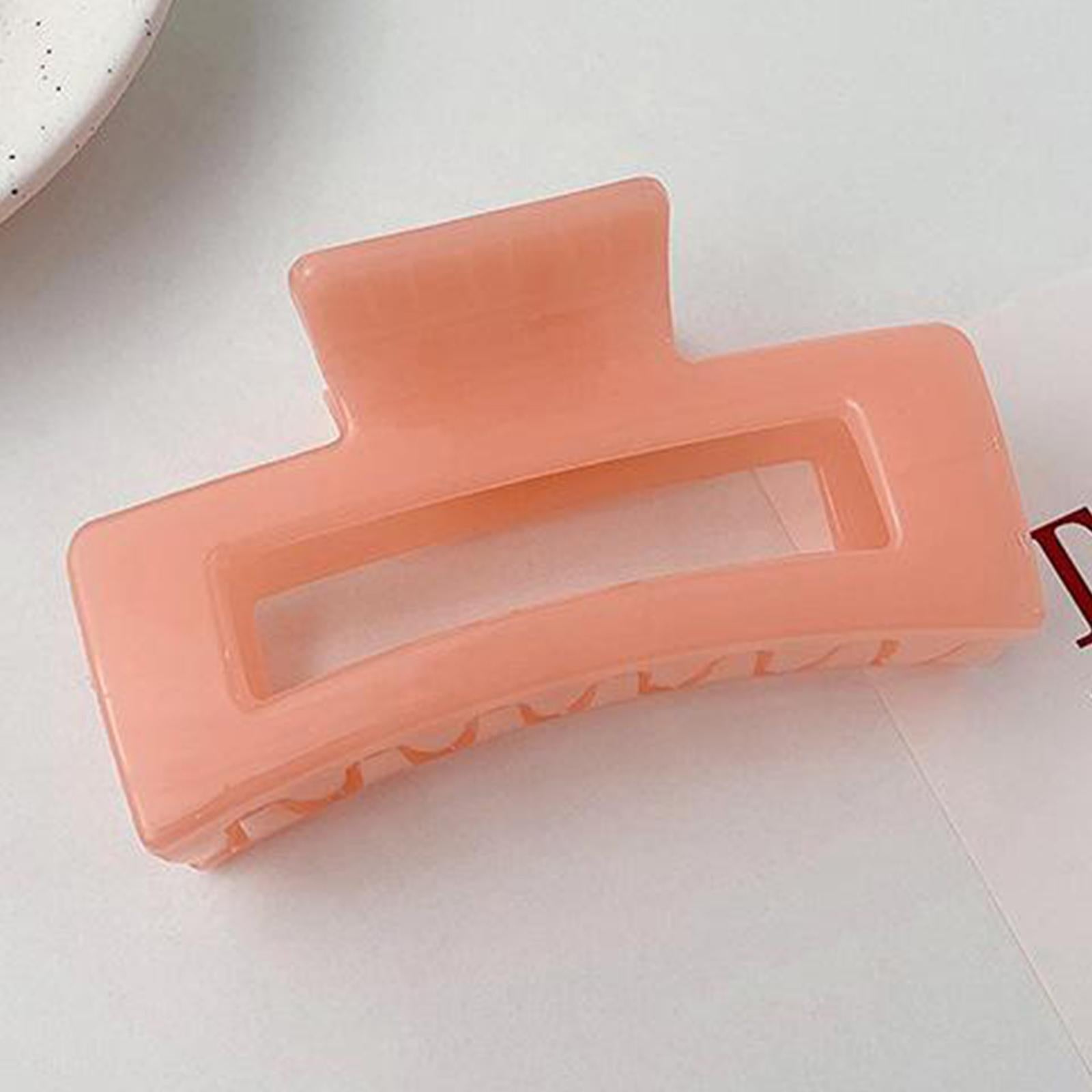 Half Claw Hair Clip Acrylic Hair Jaw Paw Hair Accessories Orange