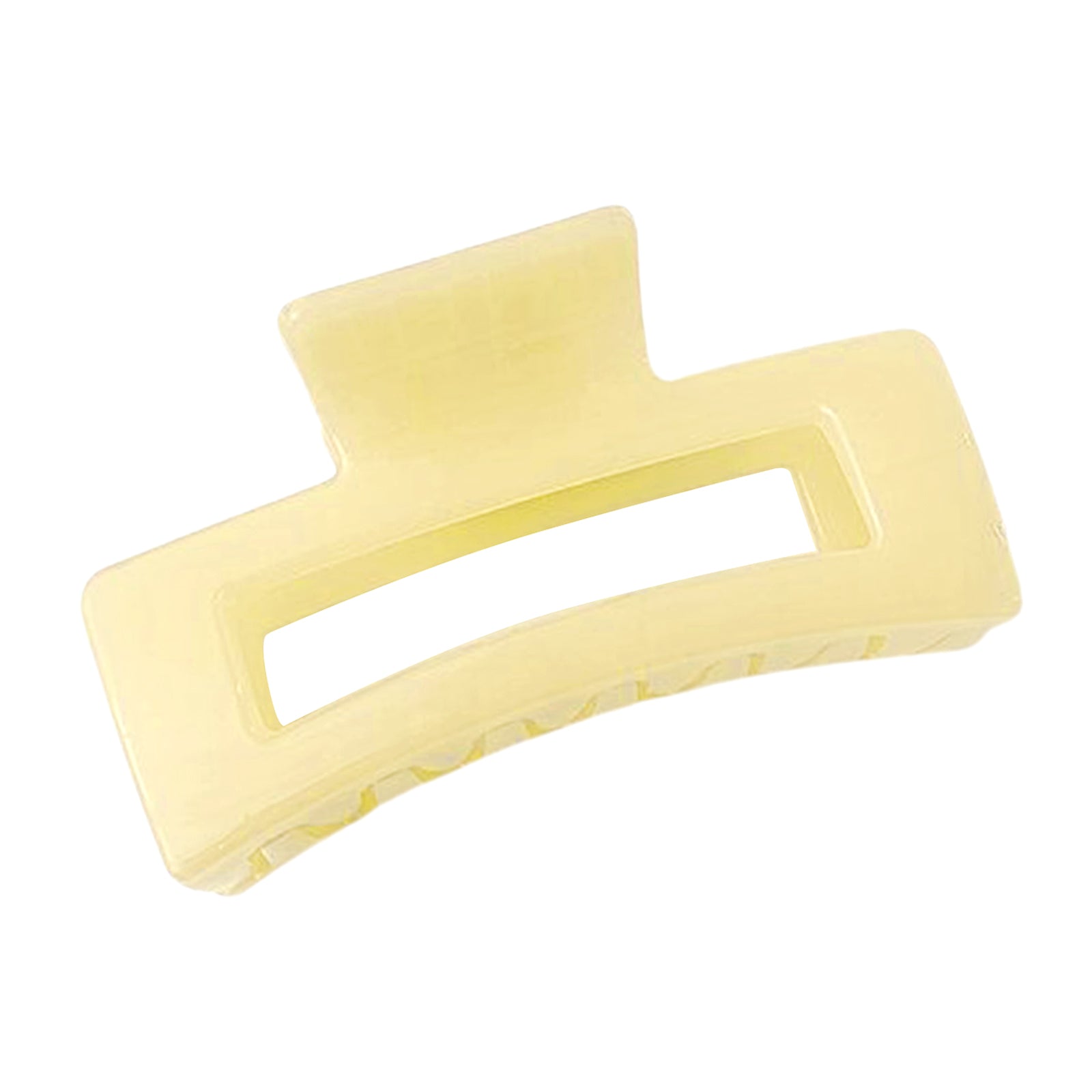 Half Claw Hair Clip Acrylic Hair Jaw Paw Hair Accessories Yellow