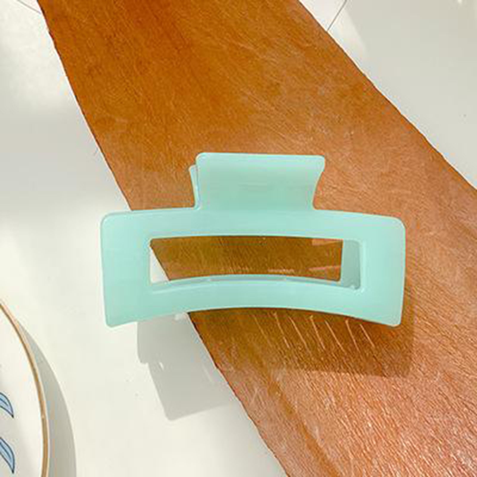 Half Claw Hair Clip Acrylic Hair Jaw Paw Hair Accessories Green