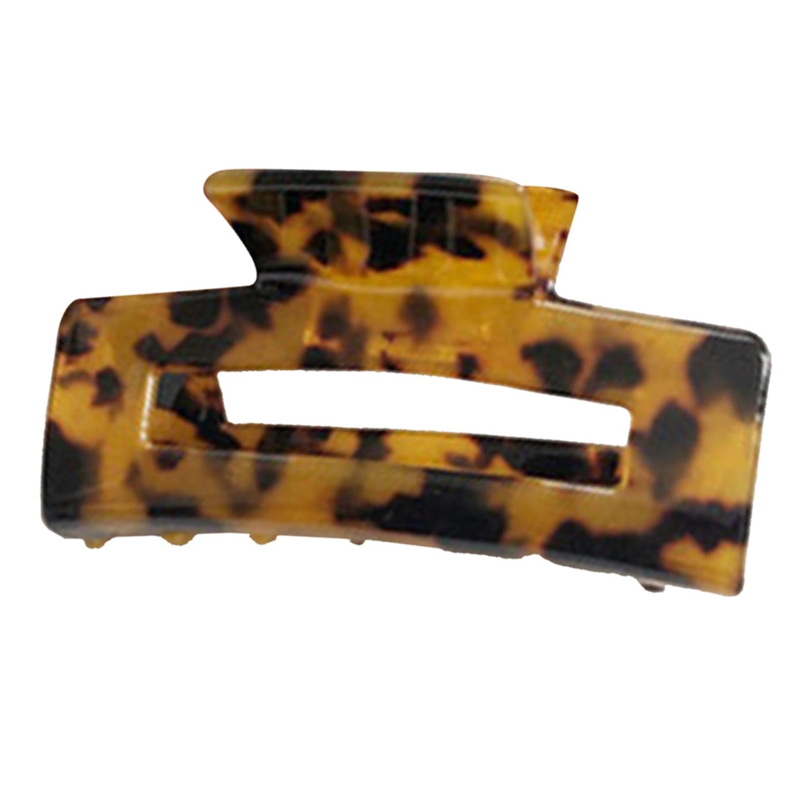 Half Claw Hair Clip Acrylic Hair Jaw Paw Hair Accessories Dark Leopard