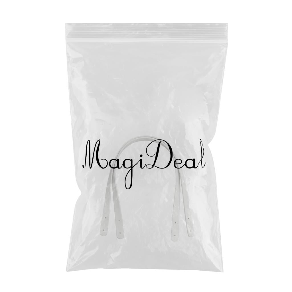 2x Bag Strap Belt Shoulder Bag Replacement Handle 60CM White