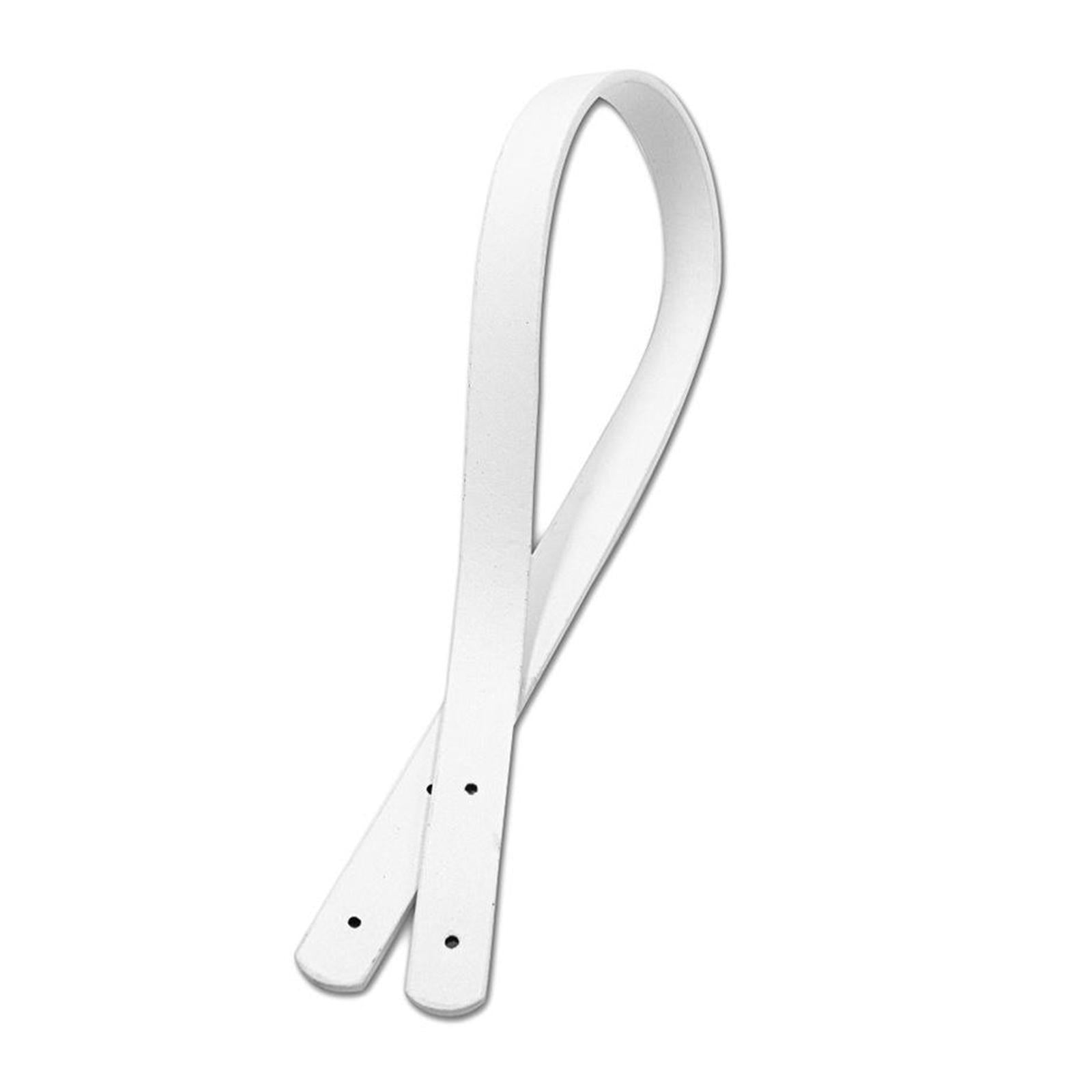 2x Bag Strap Belt Shoulder Bag Replacement Handle 60CM White