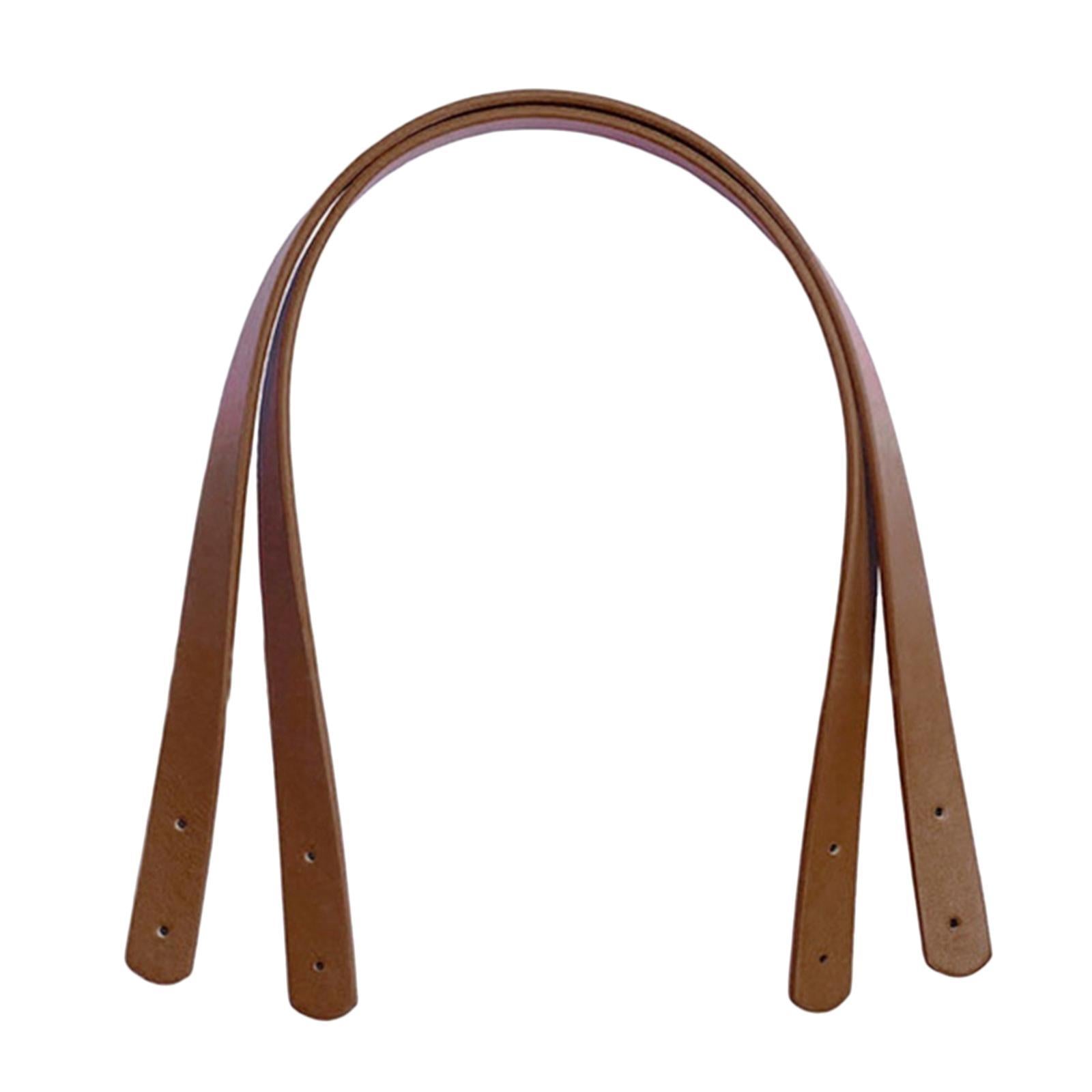 2x Bag Strap Belt Shoulder Bag Replacement Handle 60CM Light Brown