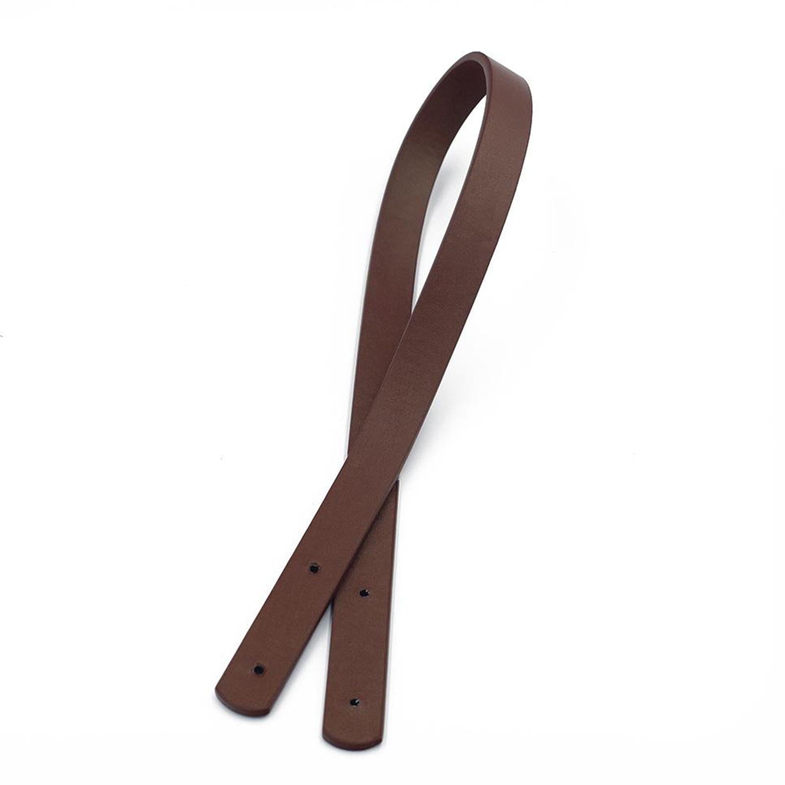 2x Bag Strap Belt Shoulder Bag Replacement Handle 60CM Dark Brown