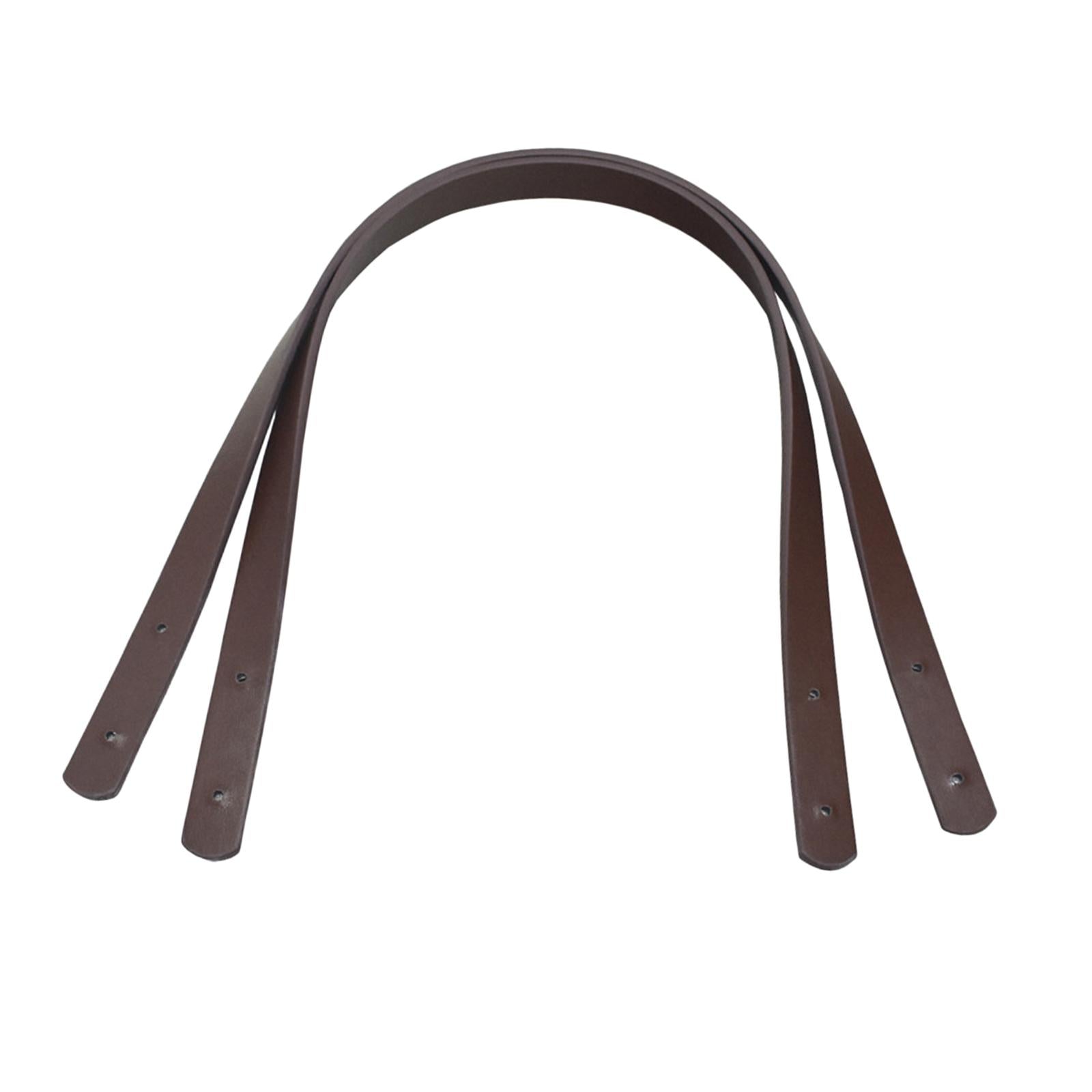 2x Bag Strap Belt Shoulder Bag Replacement Handle 60CM Dark Brown