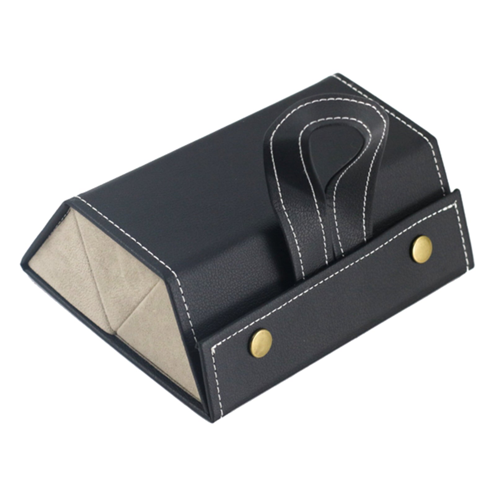 Portable Multi-slot Sunglasses Organizer Eyeglasses Storage 3 Grid Blacl
