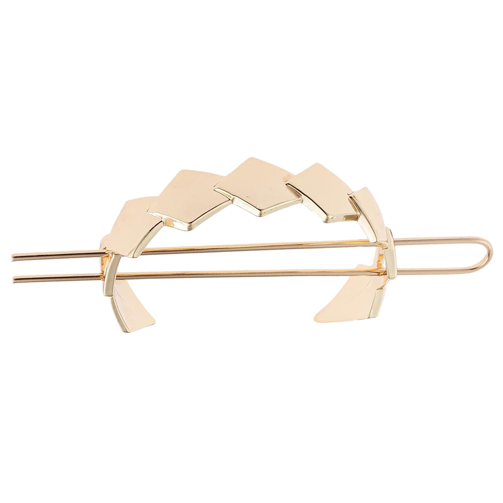 Womens Hair Cuff Bun Cage Hair Pin Clips Hair Stick Chignon Pin Gold