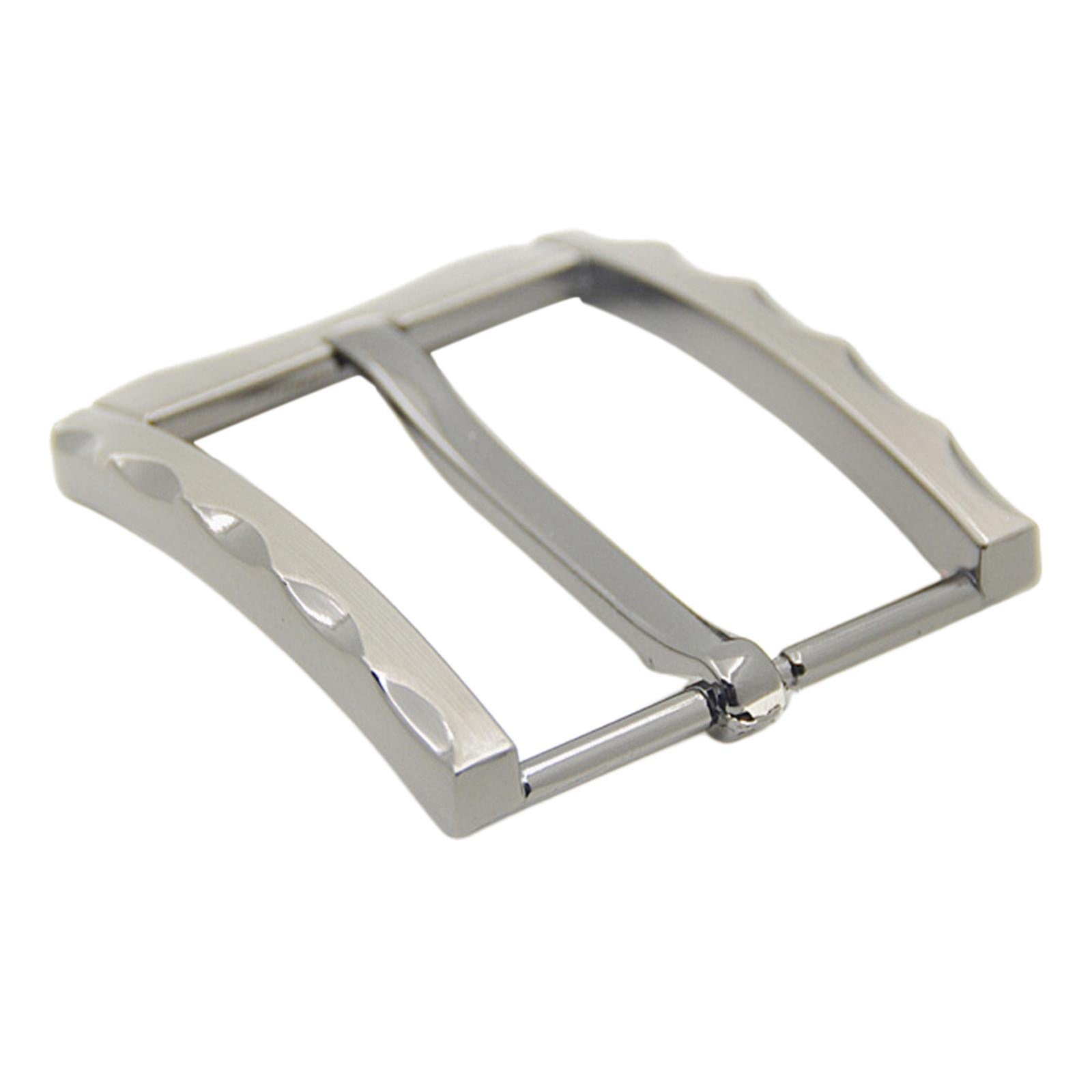 Men Classic Alloy Antique Belt Buckle Single Prong Rectangular Pin Buckle