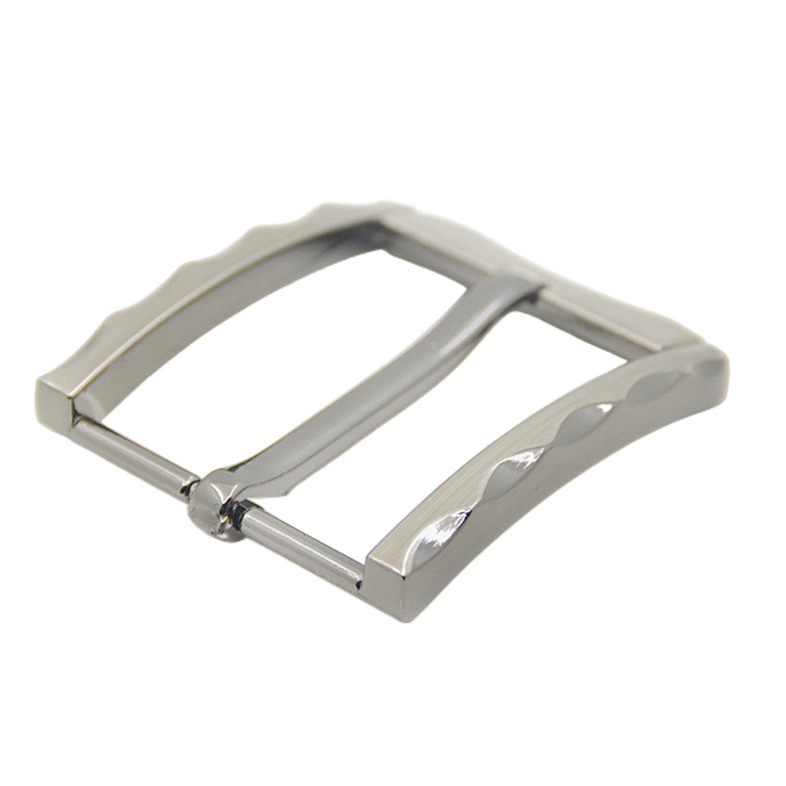 Men Classic Alloy Antique Belt Buckle Single Prong Rectangular Pin Buckle