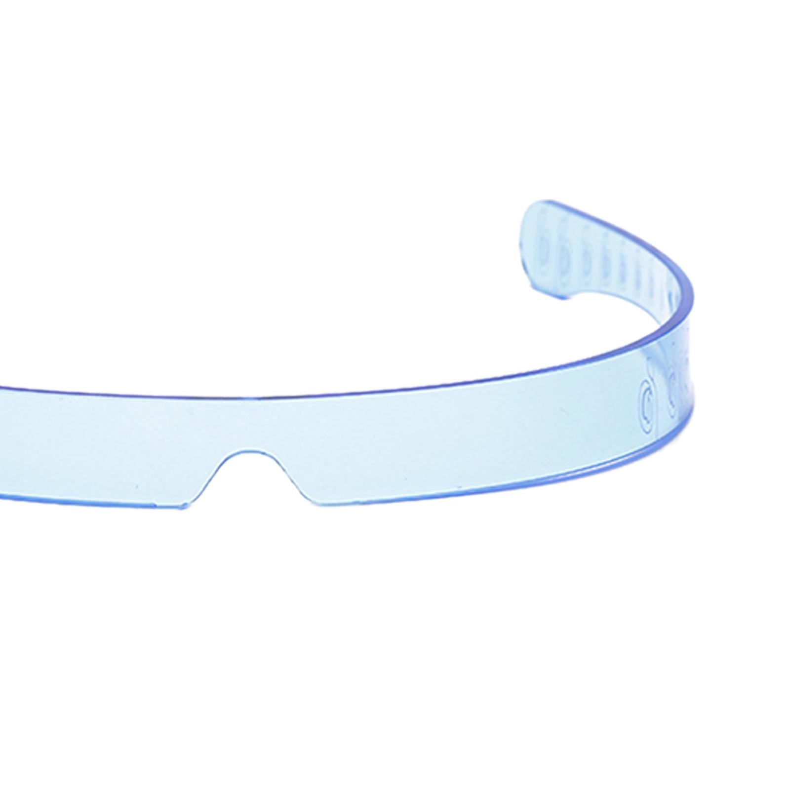 Unisex V-shape Sunglasses Rimless Sun Glasses Fashion Luxury Retro Eyewear Blue