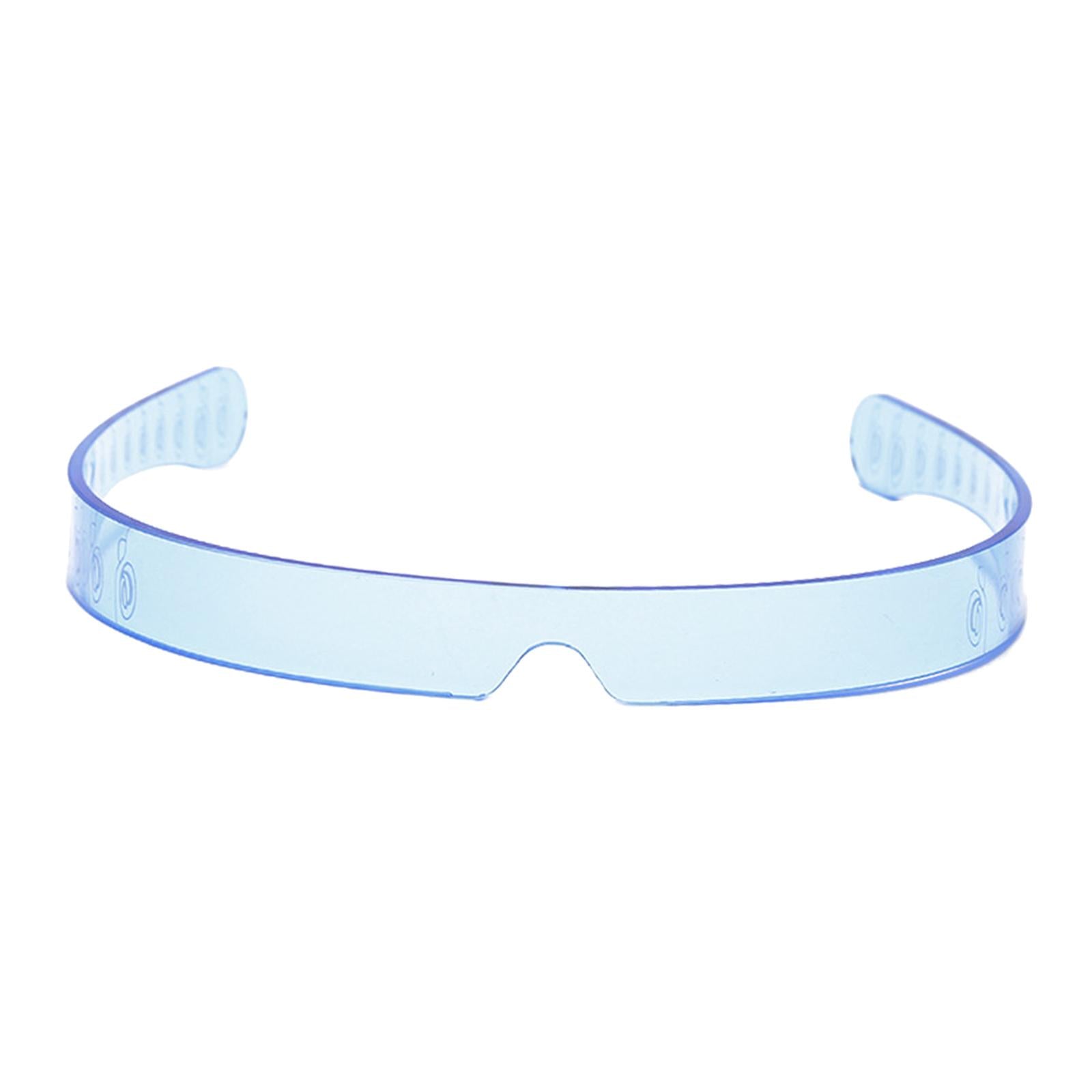 Unisex V-shape Sunglasses Rimless Sun Glasses Fashion Luxury Retro Eyewear Blue