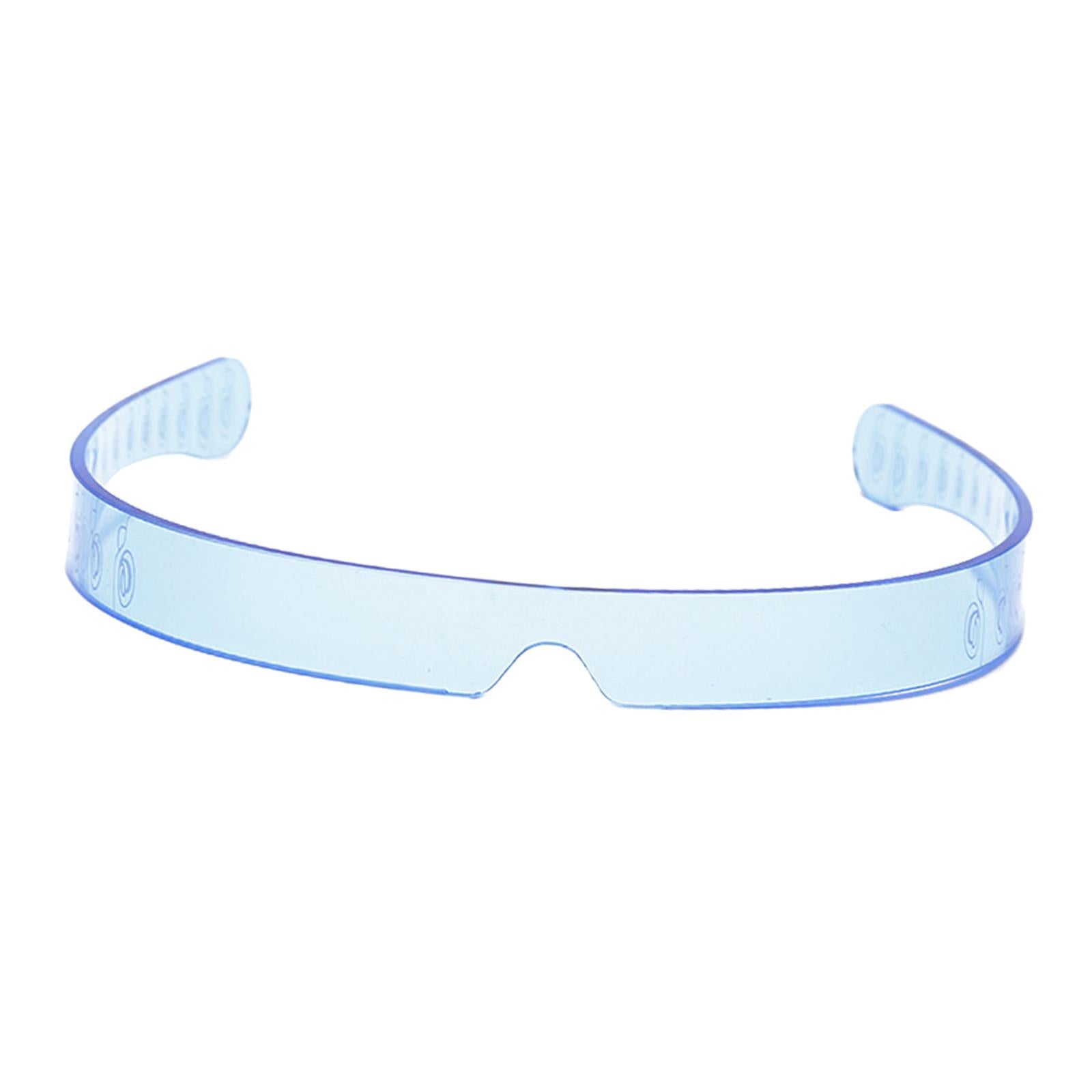 Unisex V-shape Sunglasses Rimless Sun Glasses Fashion Luxury Retro Eyewear Blue