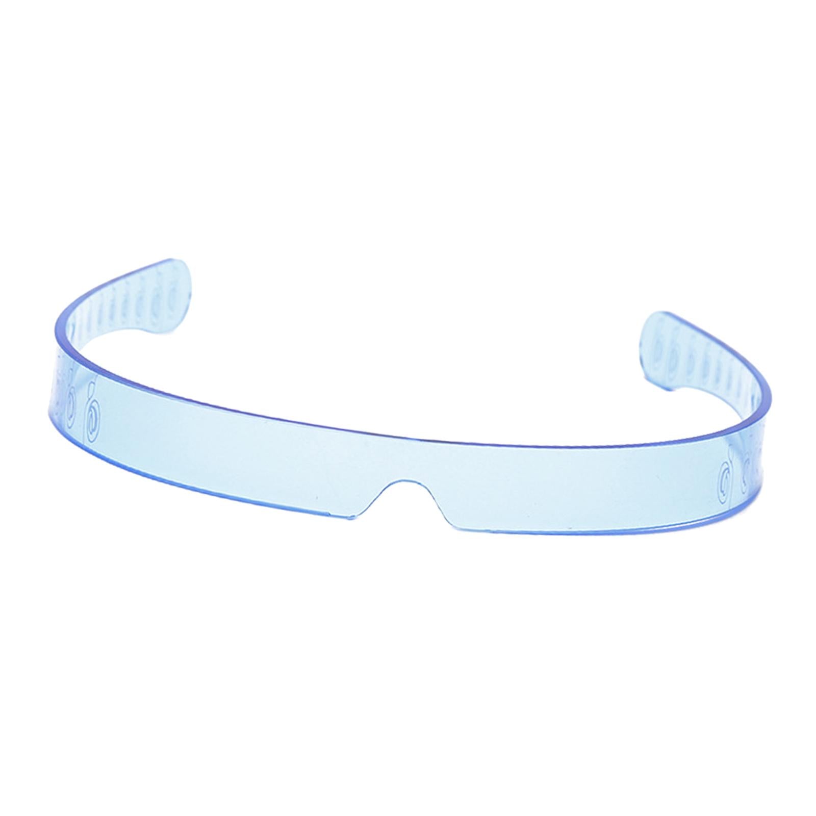 Unisex V-shape Sunglasses Rimless Sun Glasses Fashion Luxury Retro Eyewear Blue