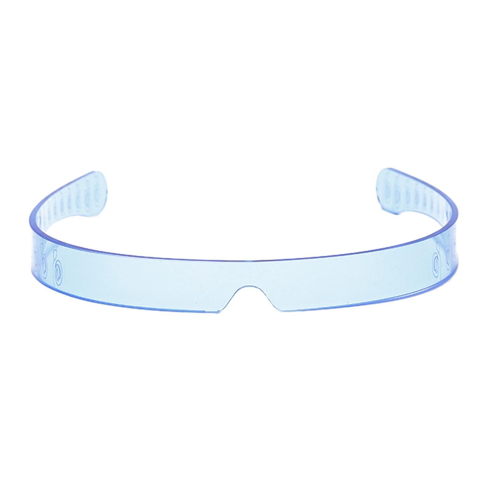 Unisex V-shape Sunglasses Rimless Sun Glasses Fashion Luxury Retro Eyewear Blue