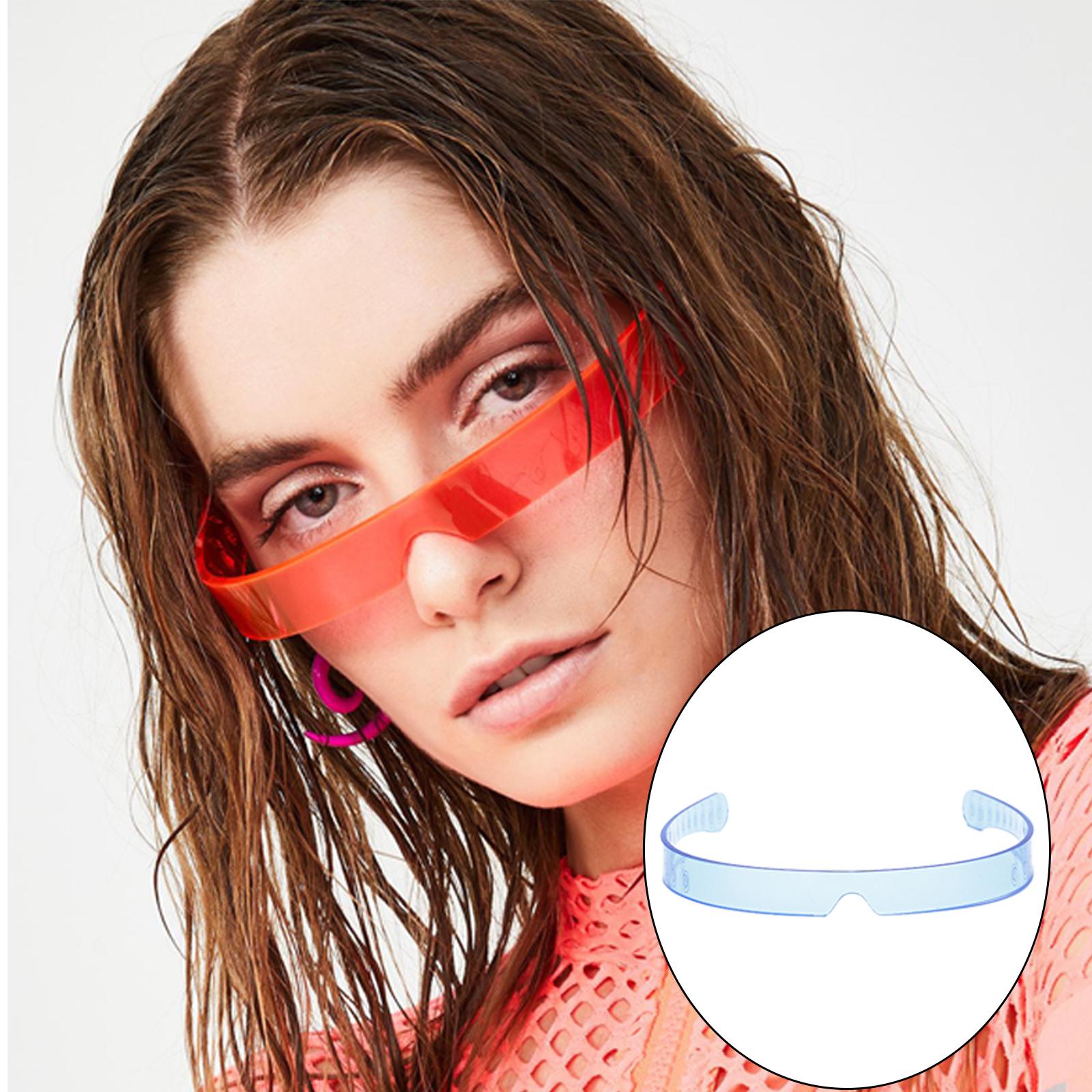 Unisex V-shape Sunglasses Rimless Sun Glasses Fashion Luxury Retro Eyewear Blue