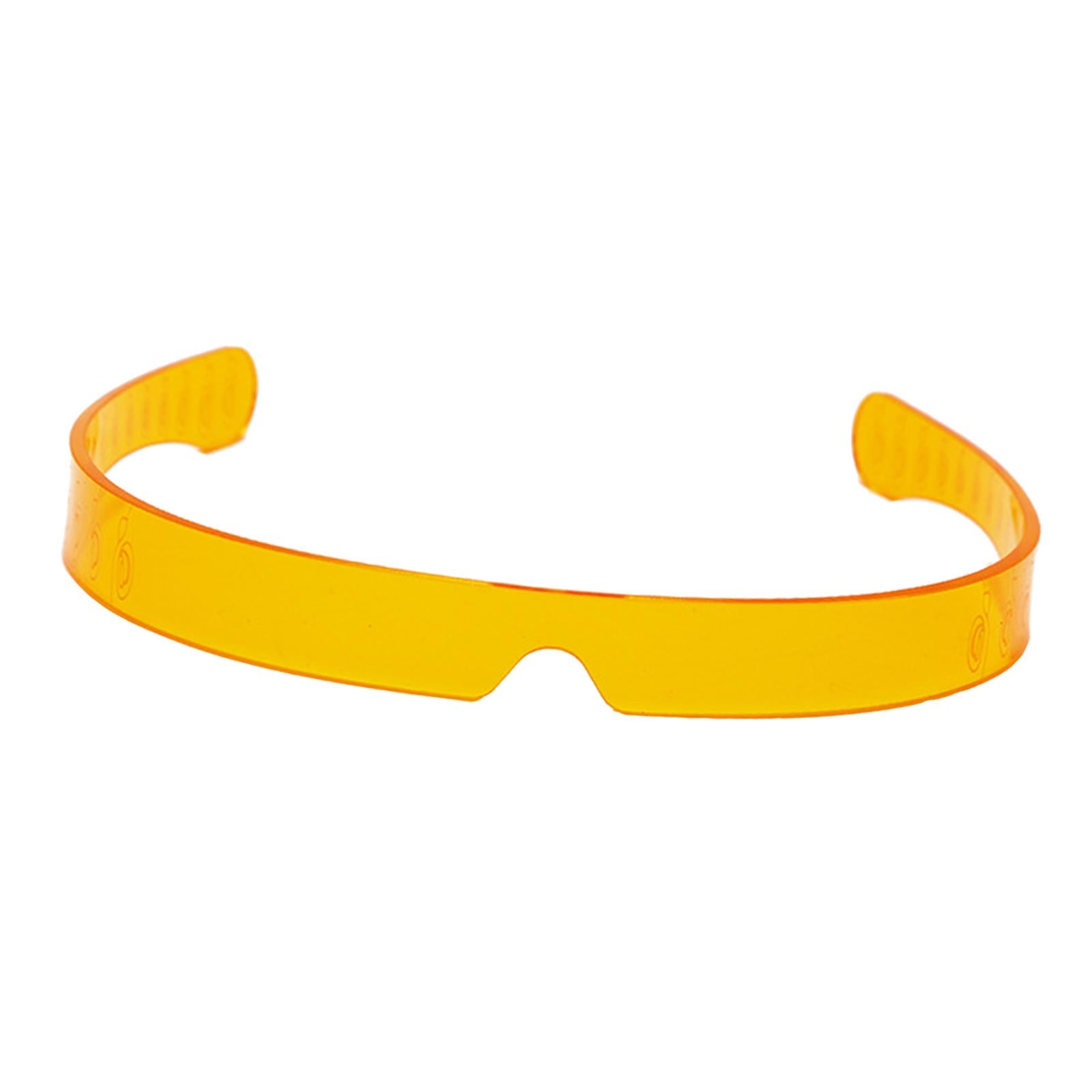 Unisex V-shape Sunglasses Rimless Sun Glasses Fashion Luxury Retro Eyewear Orange