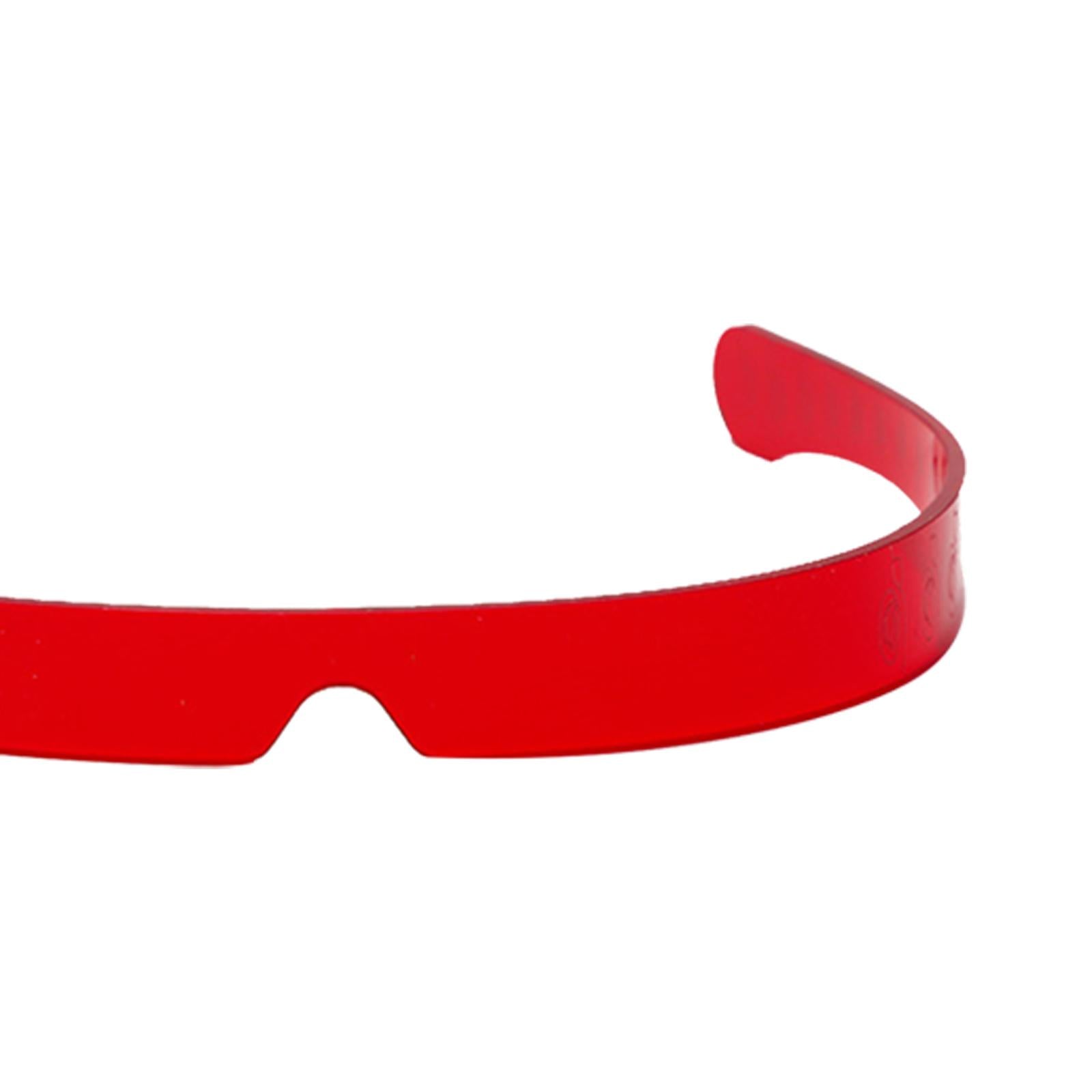 Unisex V-shape Sunglasses Rimless Sun Glasses Fashion Luxury Retro Eyewear Red