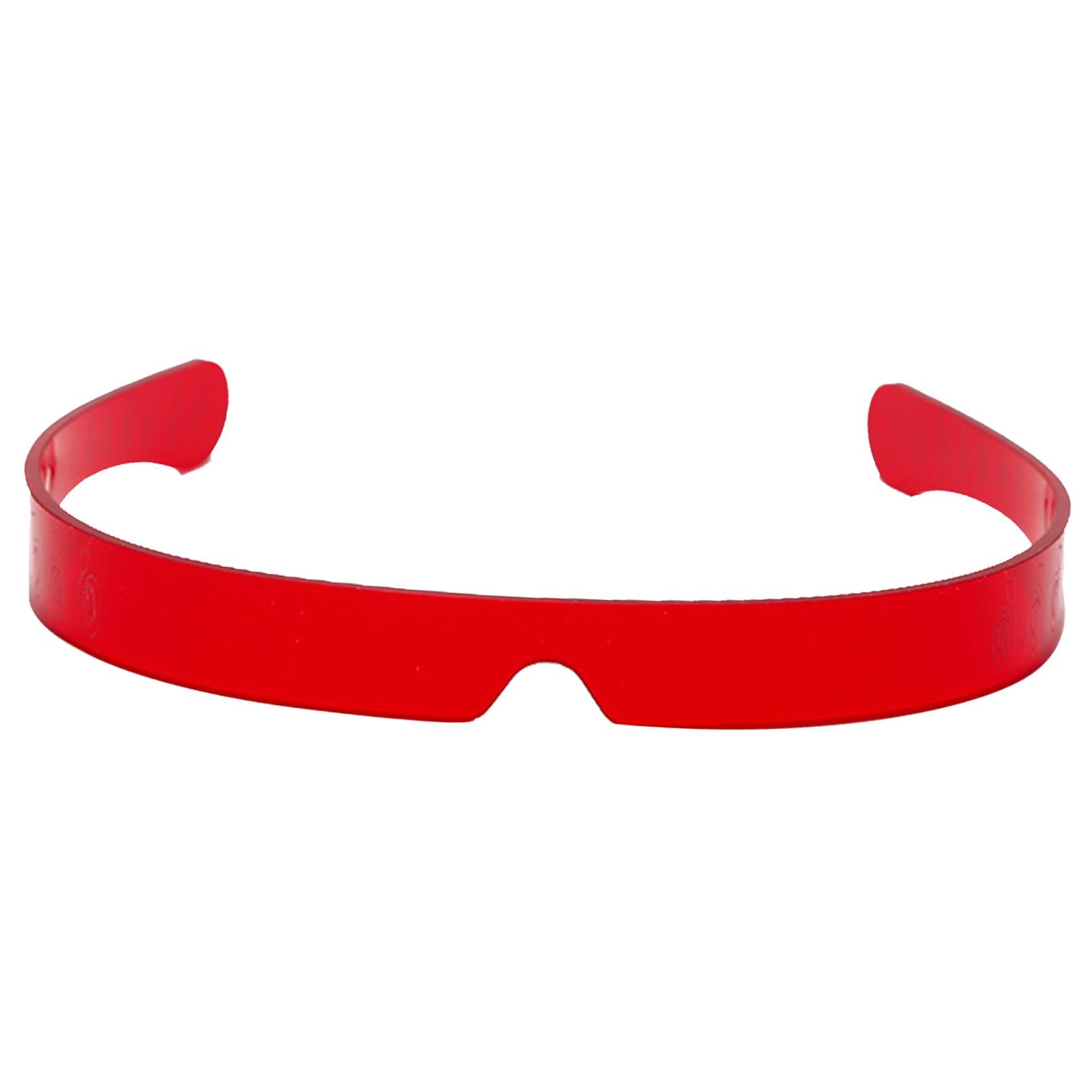 Unisex V-shape Sunglasses Rimless Sun Glasses Fashion Luxury Retro Eyewear Red