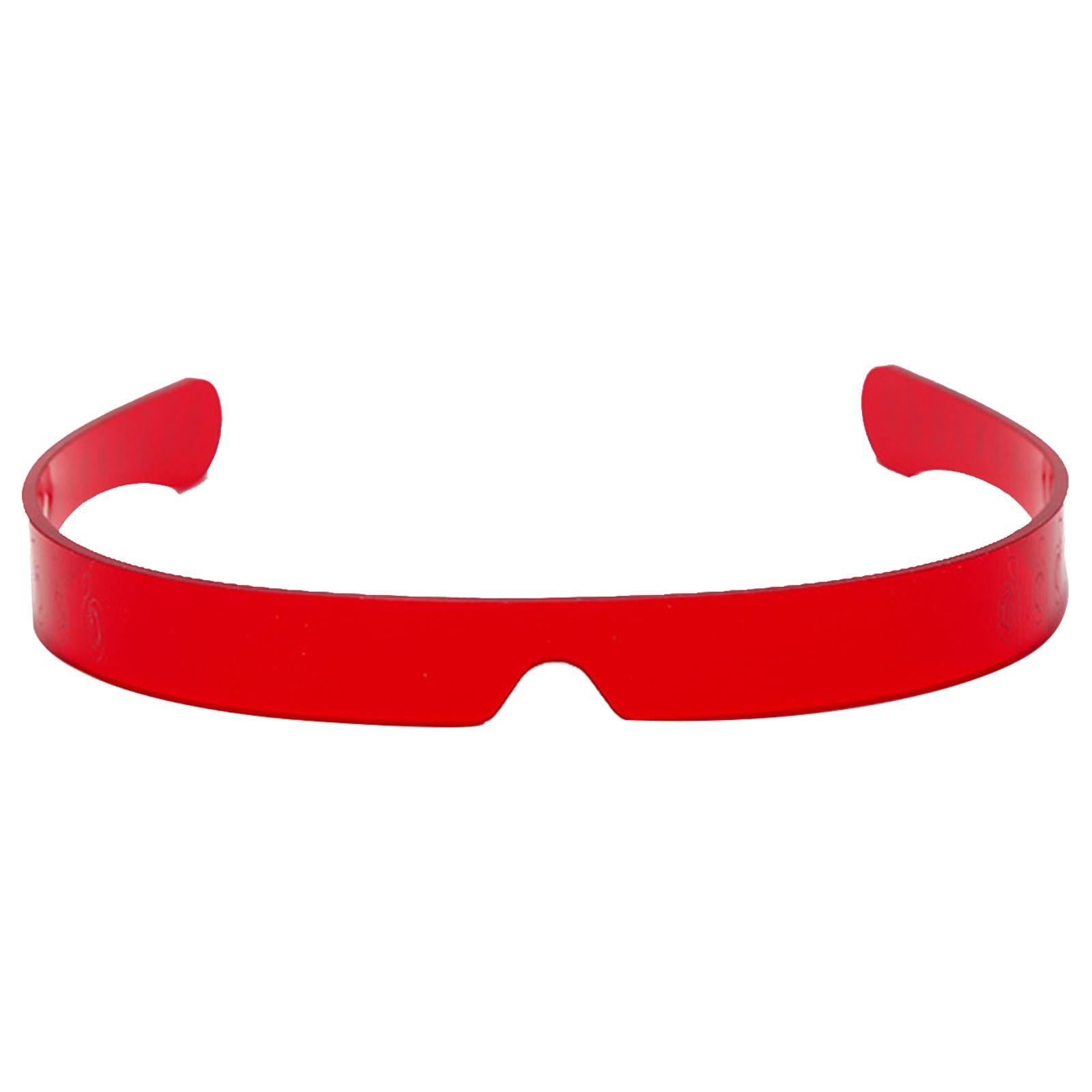 Unisex V-shape Sunglasses Rimless Sun Glasses Fashion Luxury Retro Eyewear Red