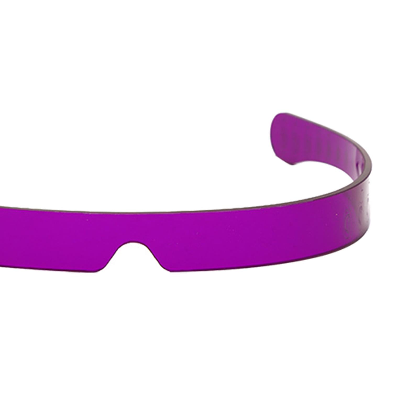 Unisex V-shape Sunglasses Rimless Sun Glasses Fashion Luxury Retro Eyewear Purple