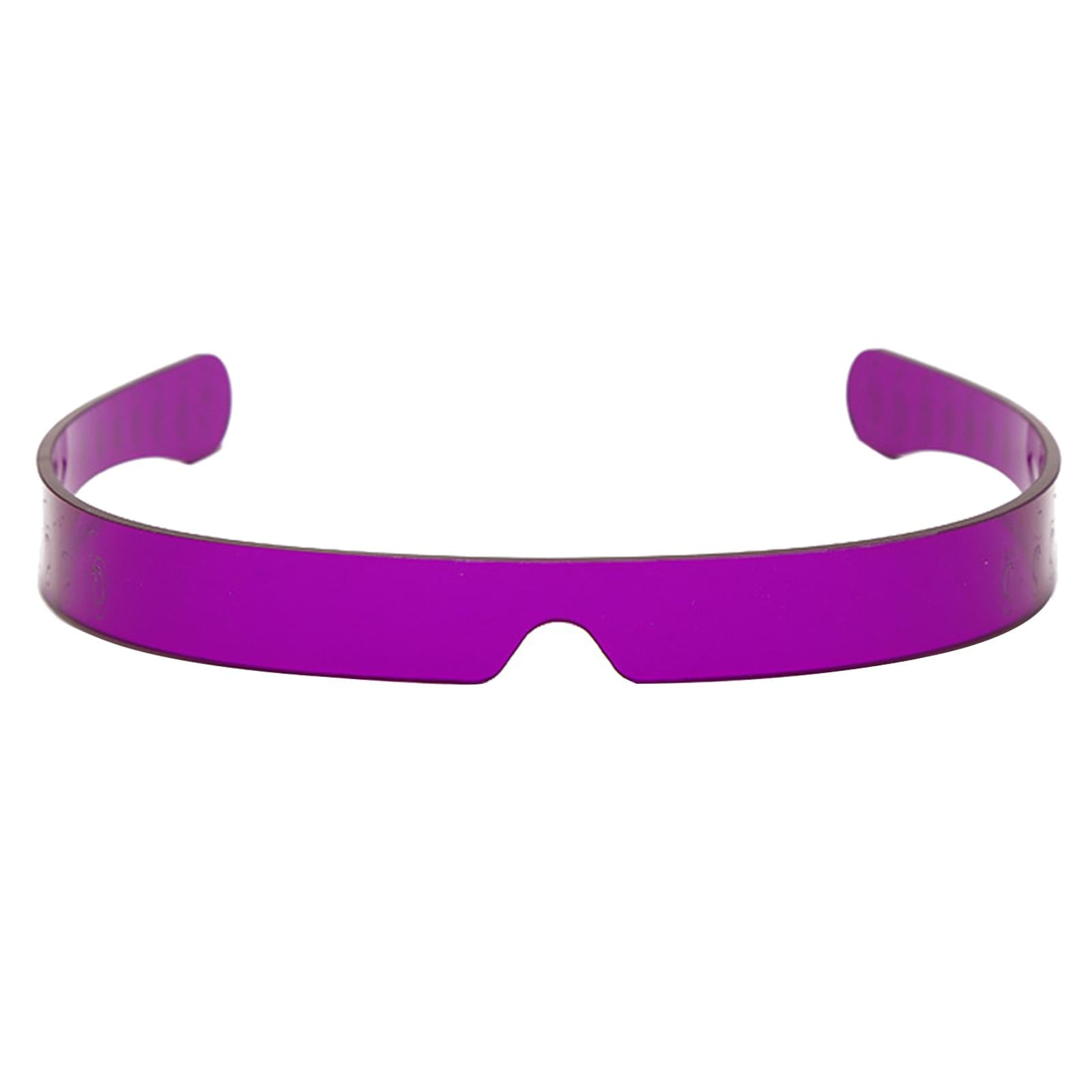 Unisex V-shape Sunglasses Rimless Sun Glasses Fashion Luxury Retro Eyewear Purple