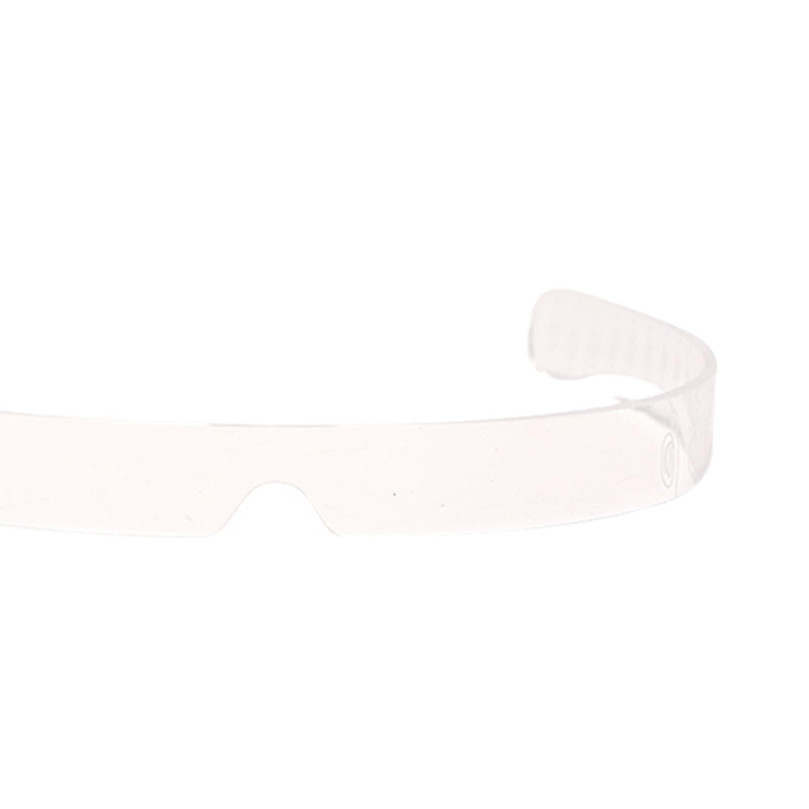 Unisex V-shape Sunglasses Rimless Sun Glasses Fashion Luxury Retro Eyewear Clear