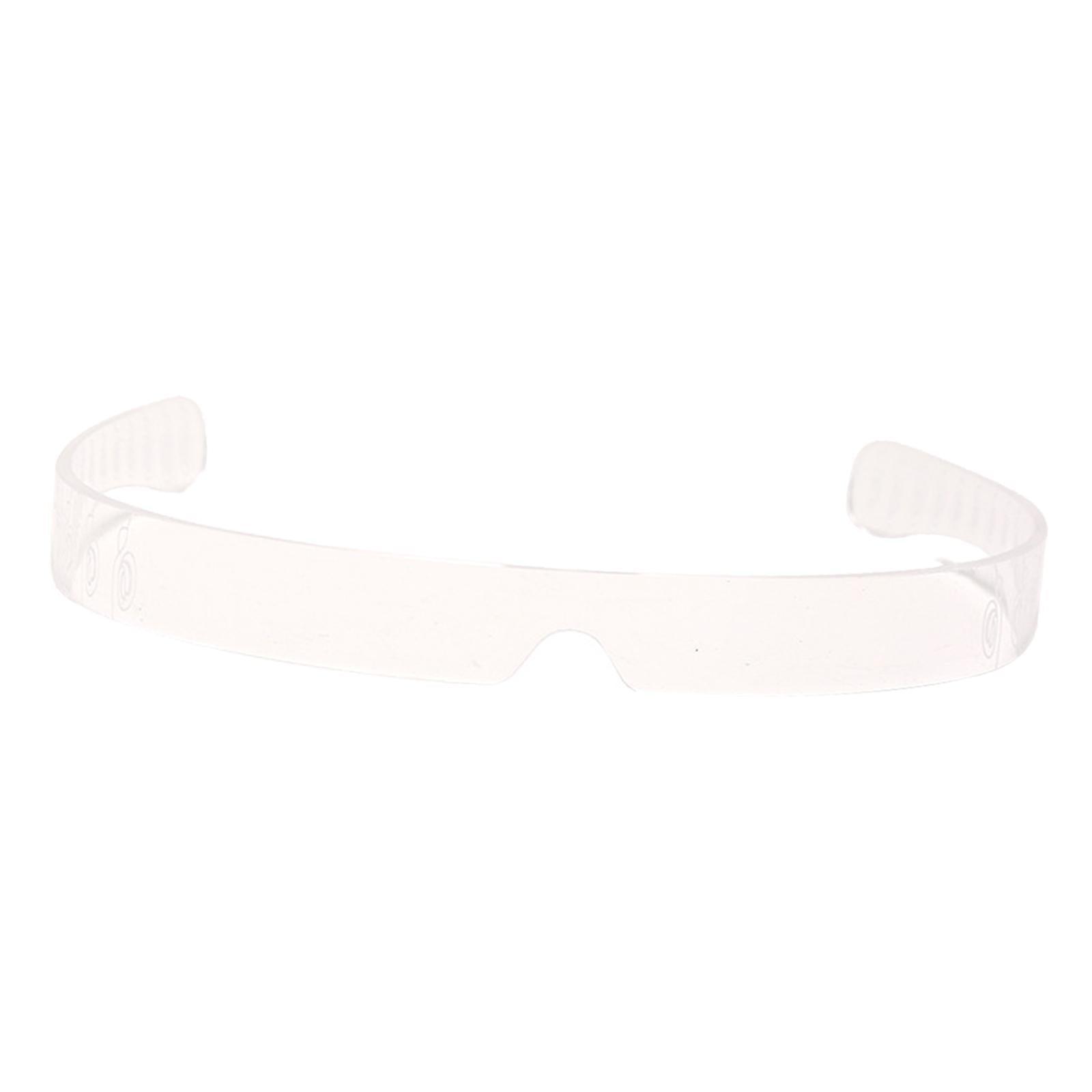 Unisex V-shape Sunglasses Rimless Sun Glasses Fashion Luxury Retro Eyewear Clear
