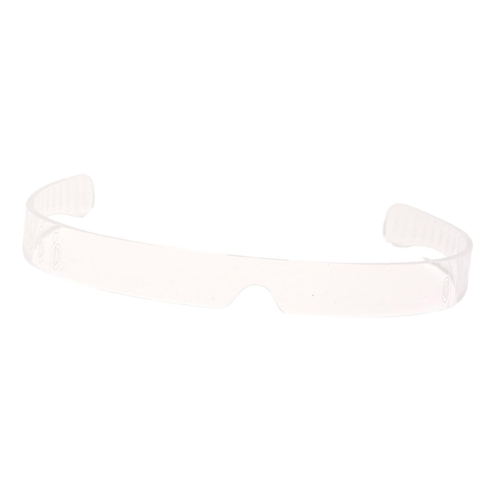 Unisex V-shape Sunglasses Rimless Sun Glasses Fashion Luxury Retro Eyewear Clear