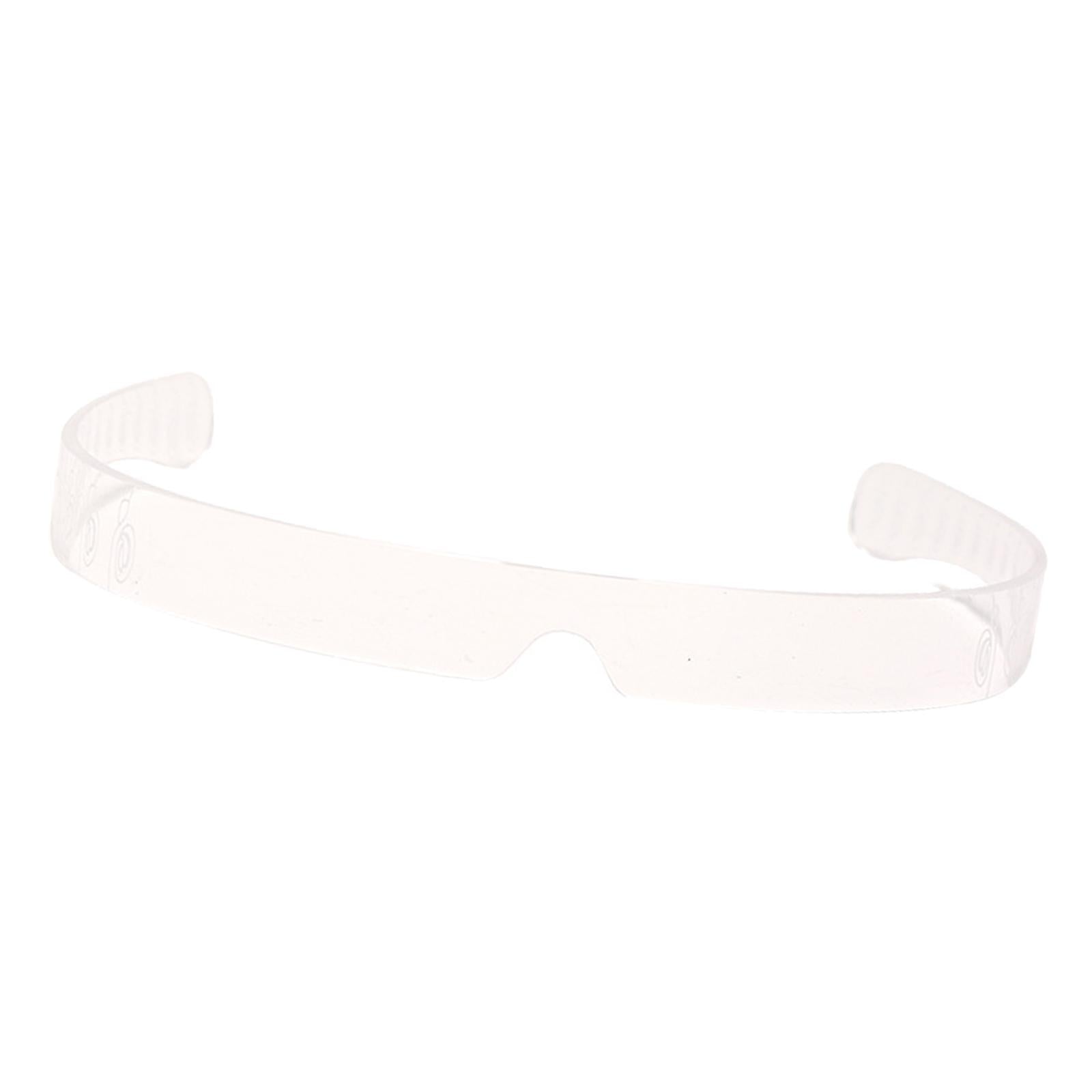 Unisex V-shape Sunglasses Rimless Sun Glasses Fashion Luxury Retro Eyewear Clear