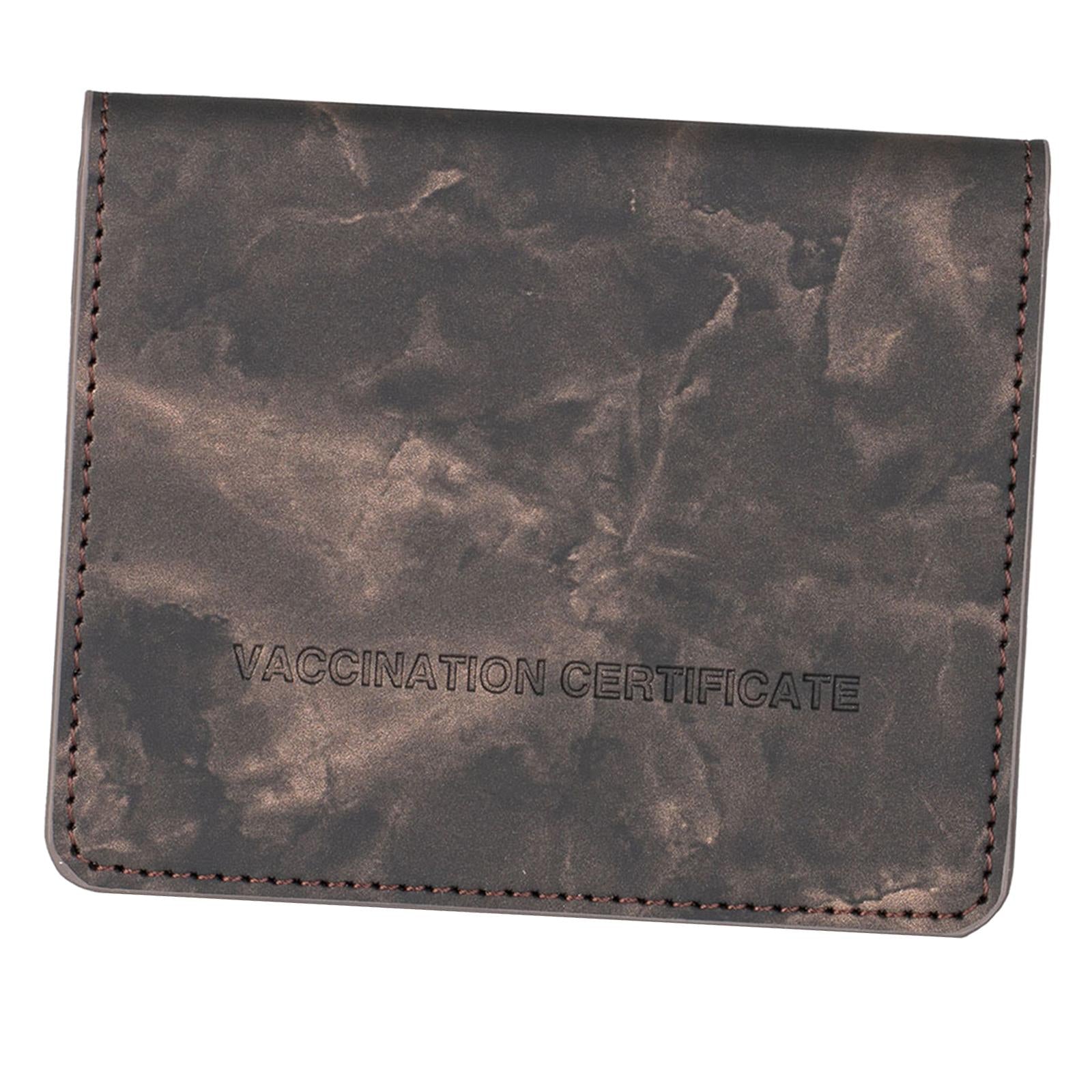 Money Clip PU Leather Wallet ID Credit Card Holder Purse Coin Pouch Black