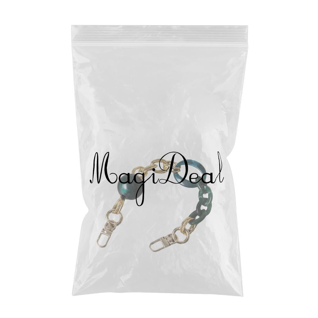 Purse Handle Chain Strap for Handbag Bag Decoration Accessories Blue