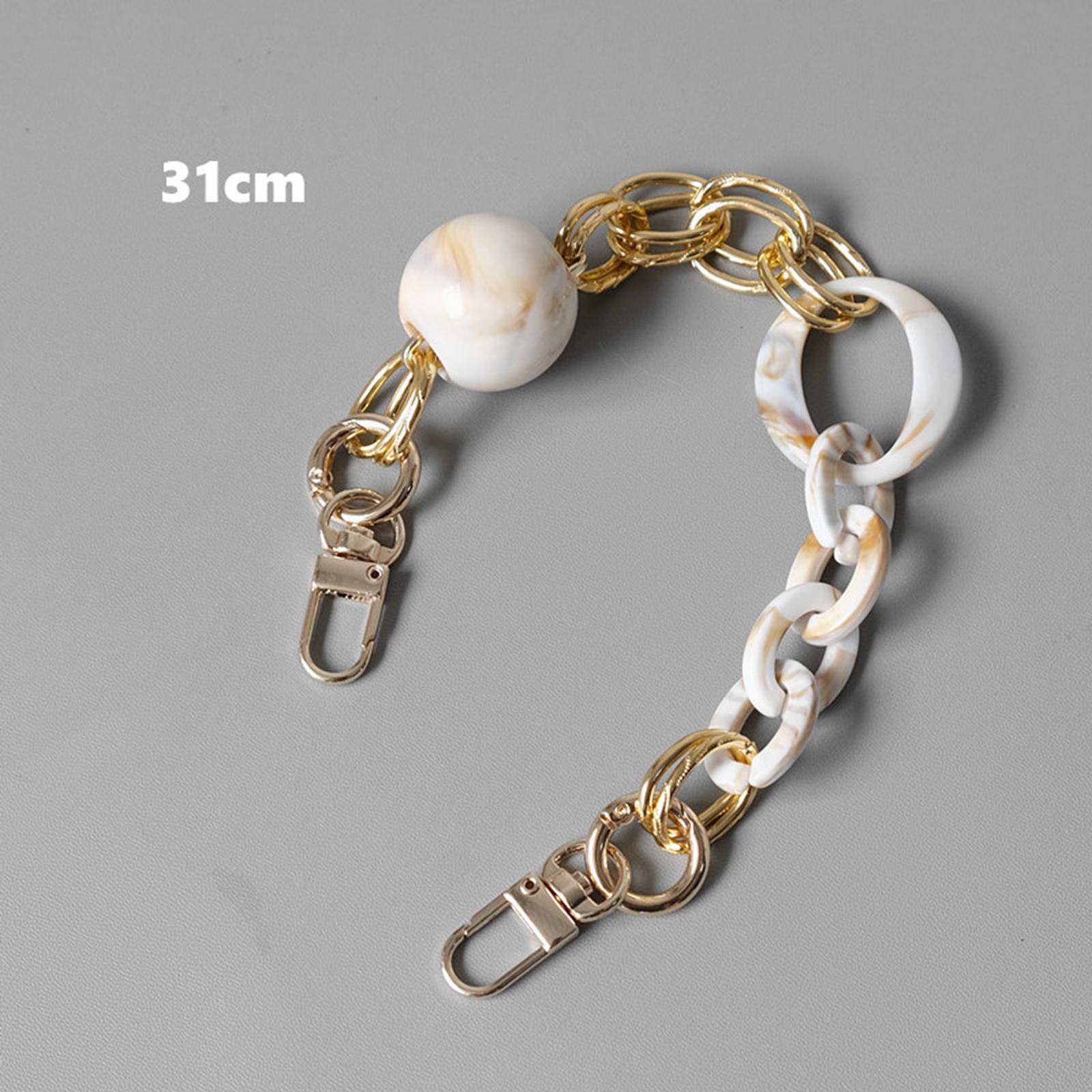 Purse Handle Chain Strap for Handbag Bag Decoration Accessories Blue
