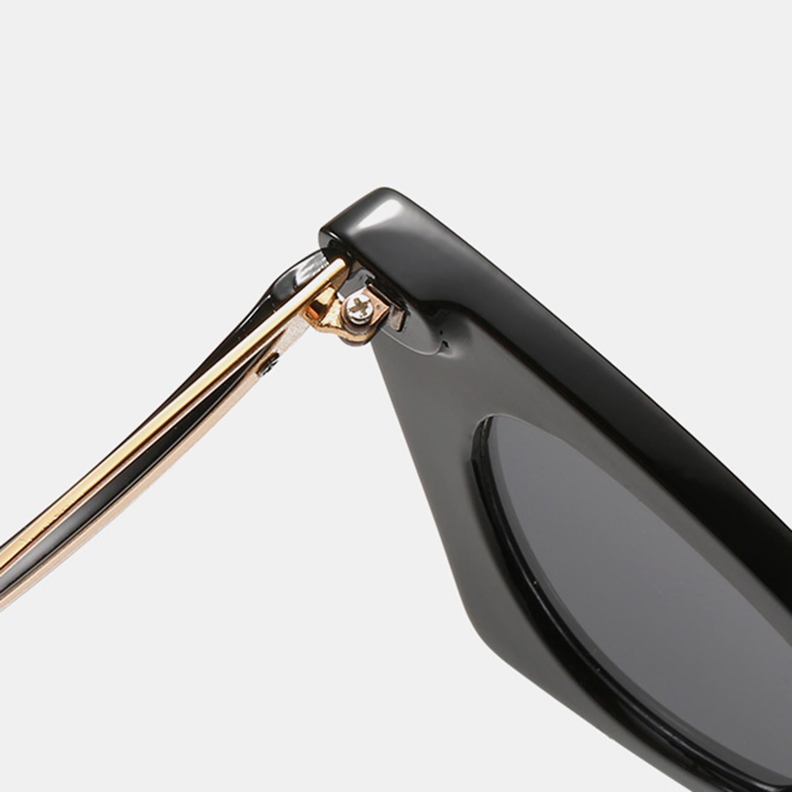 Cat Eye Sunglasses Women Plastic Frame UV Protection Shades Eyewear Black