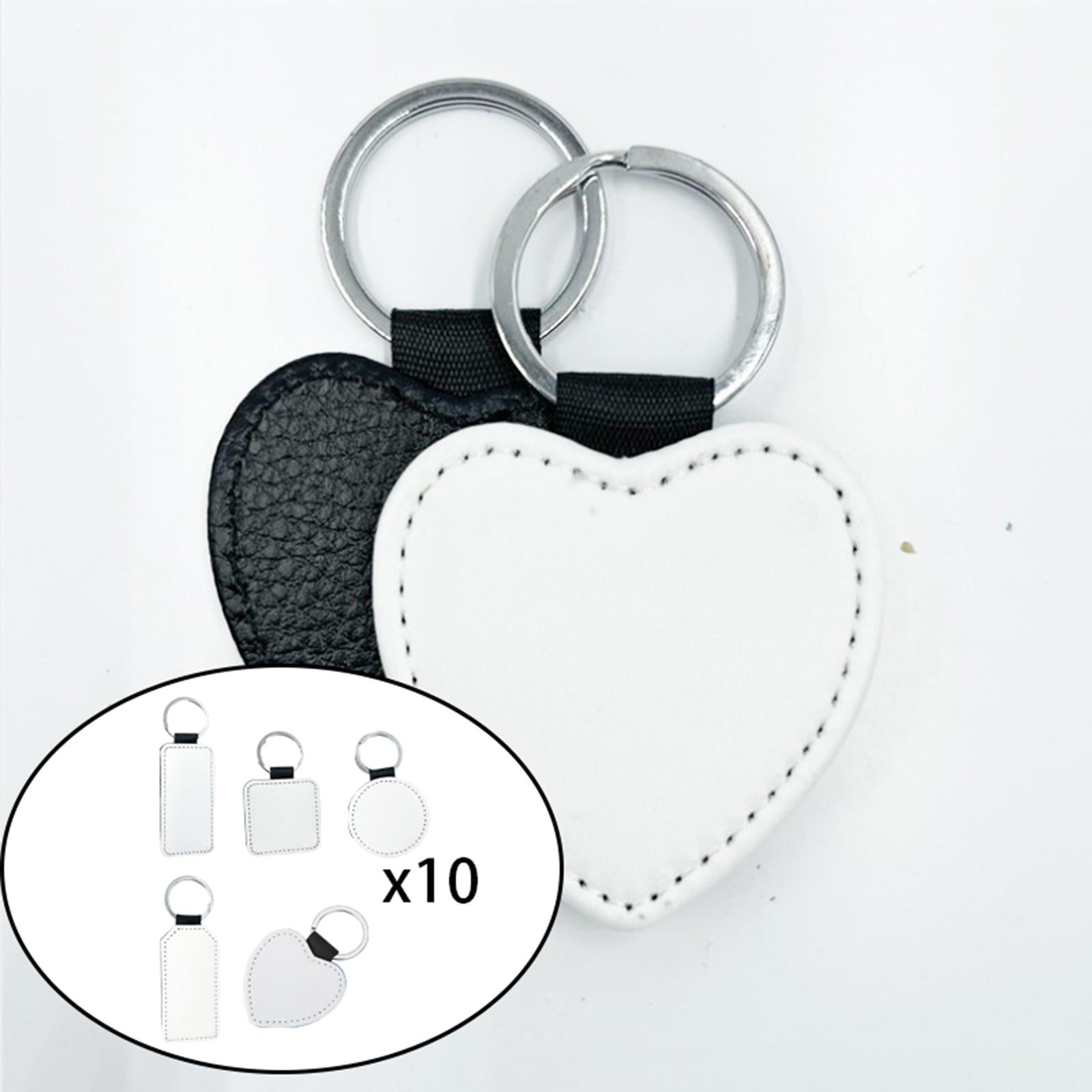 Blank Keychain Key Chain Alloy Key Rings Keyring Bag Tag Craft Bottle